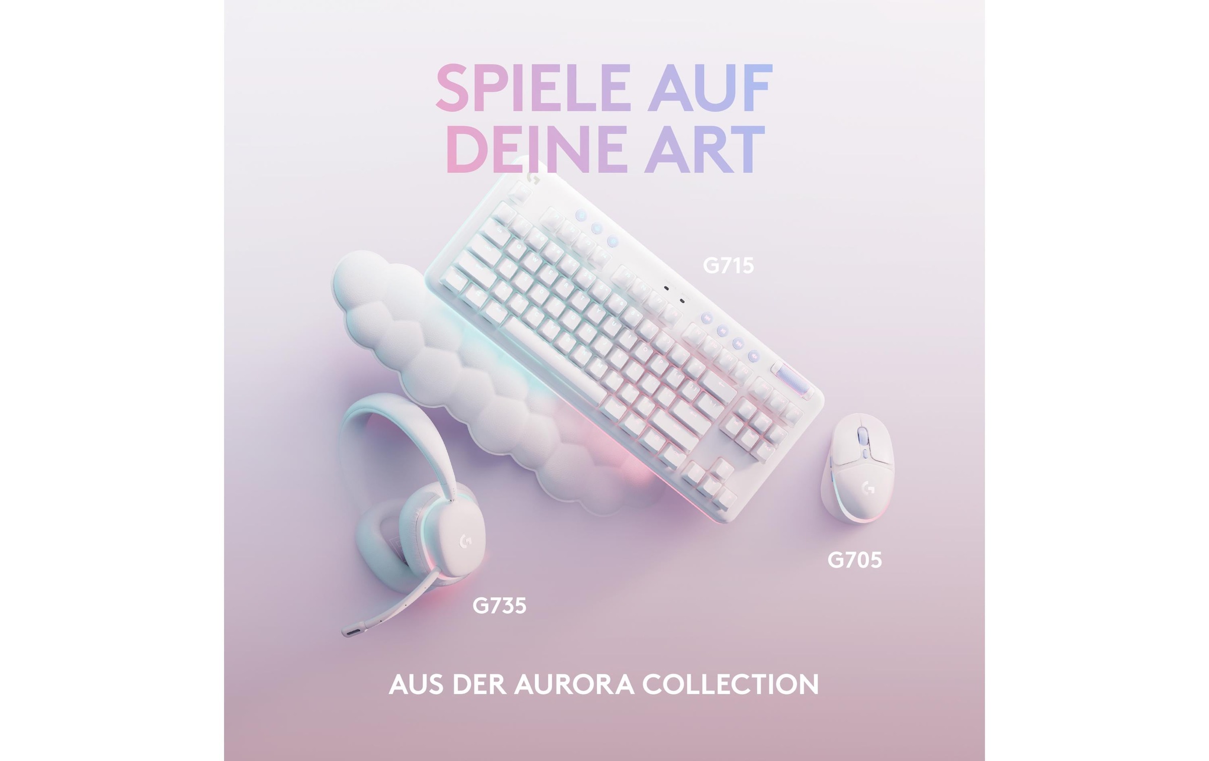 Logitech Gaming-Maus »Logitech G705 Gaming Mouse off white«, kabellos