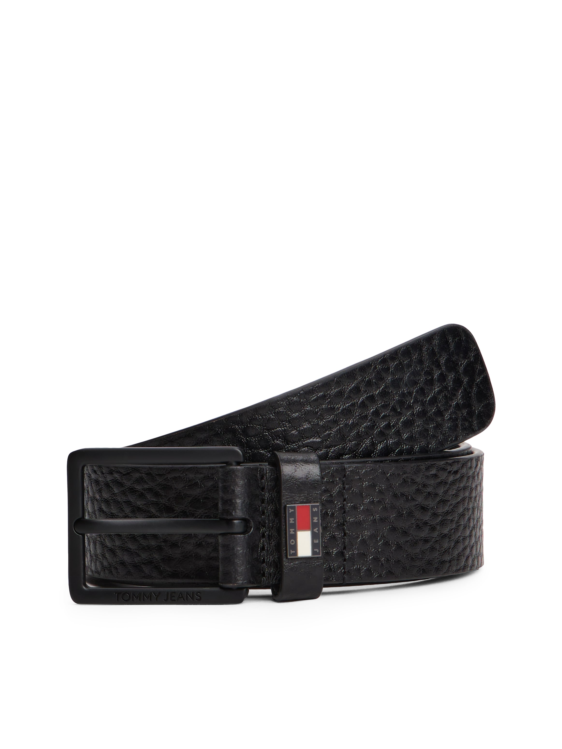 Tommy Jeans Ledergürtel »TJM ELEVATED FLAG LEATHER 3.5«, Grössenverstellbar