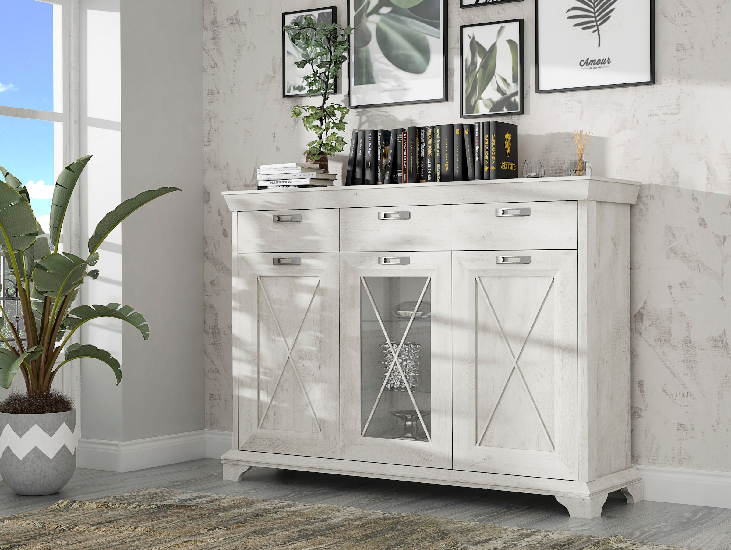 FORTE Sideboard »Kashmir«, Breite 177 cm