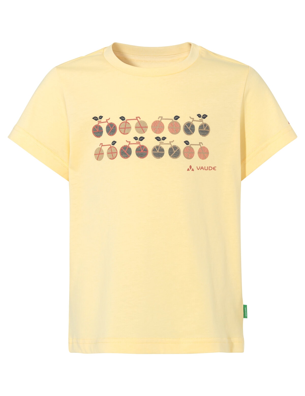 Vaude, Unisex, VAUDE Print-Shirt »Kids Lezza T-Shirt« für Kinder und Jugendliche, sportlicher Stil, Kurzarm-Design, vanilla, 158/164, Print-Shirt für 