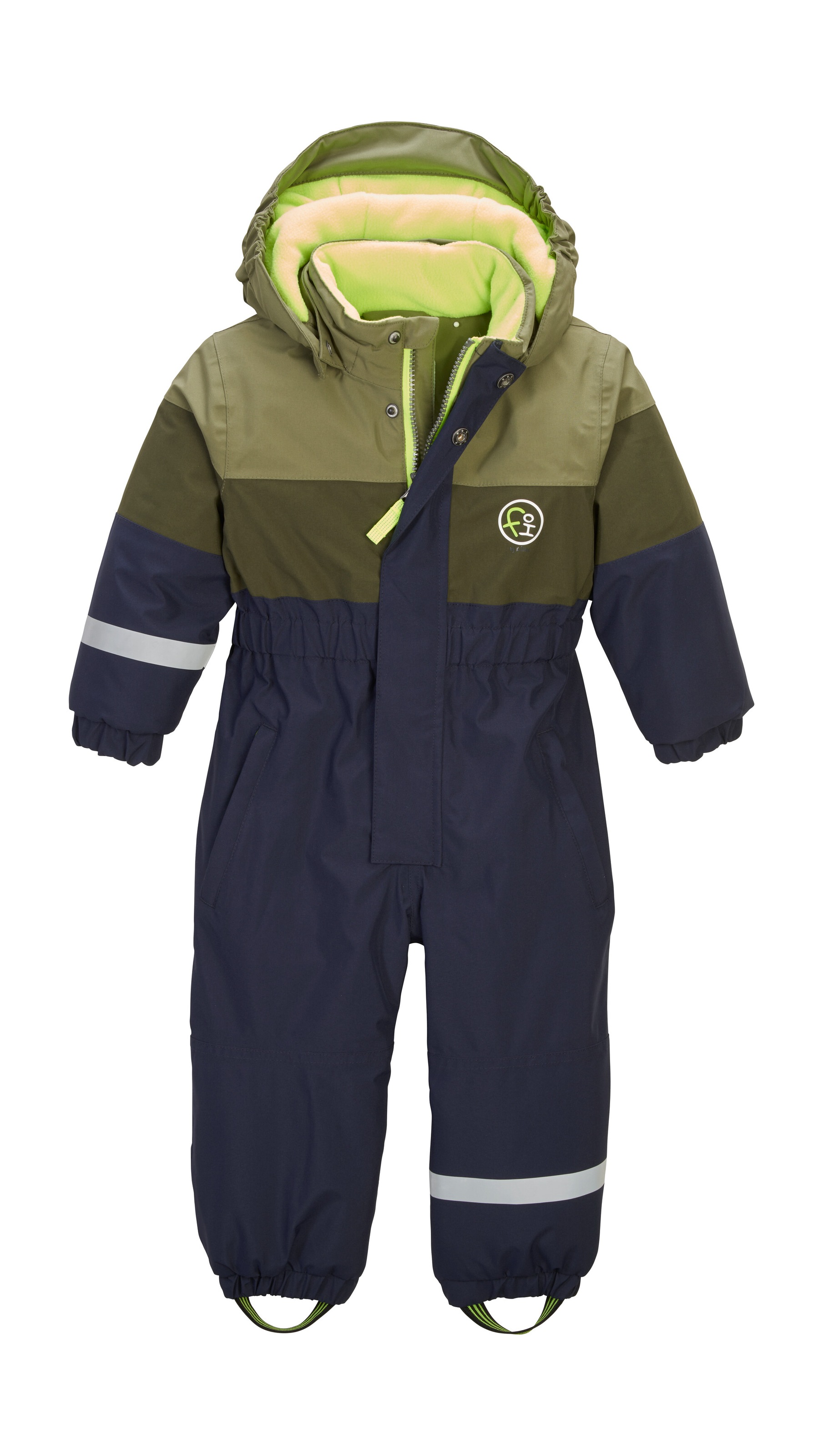 first instinct by killtec Overall "FIW 39 MNS ONPC" Wasserdichter Skioverall mit Fleece, Kinnschutz und Reflexelementen