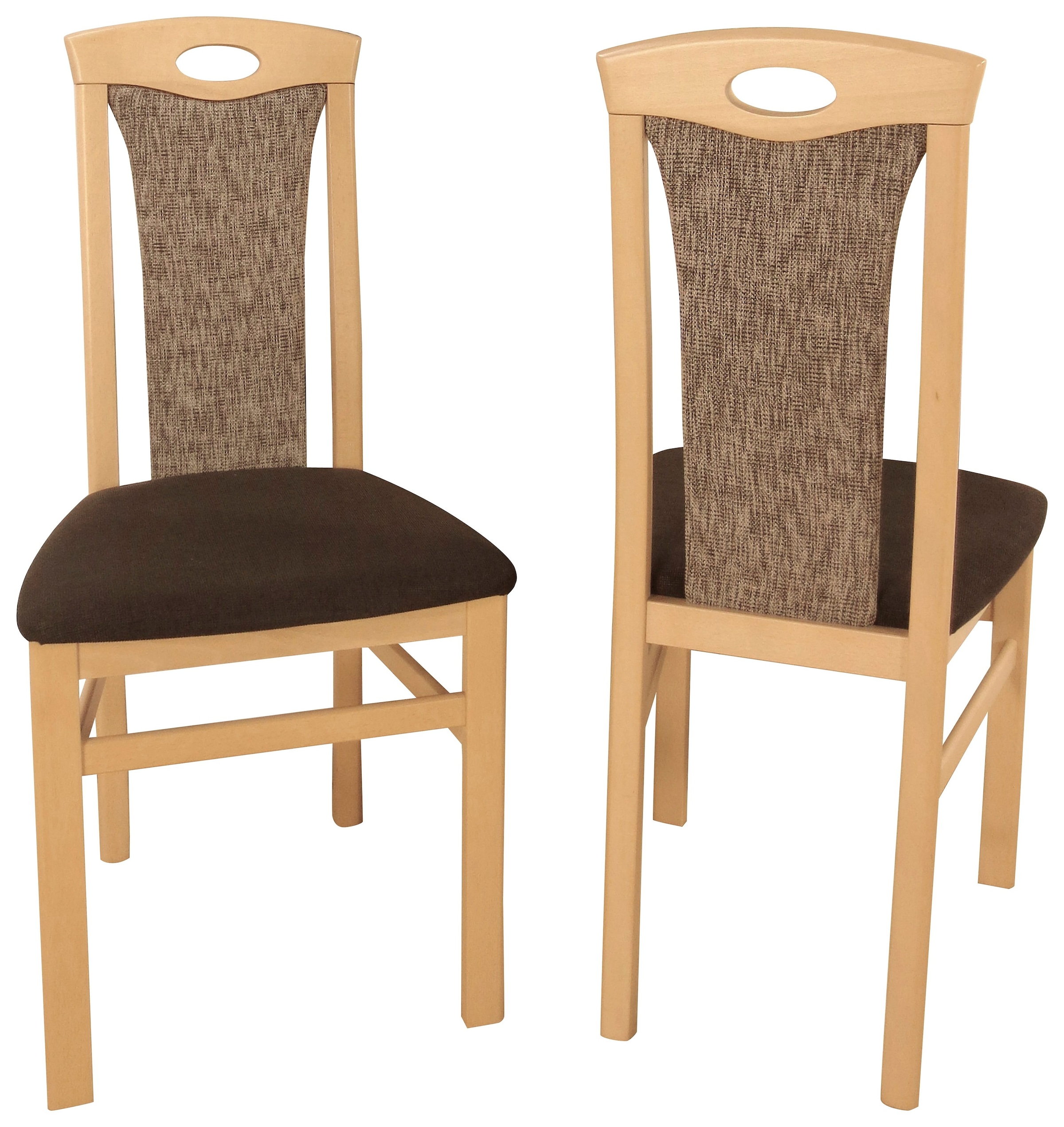 Home affaire 4-Fussstuhl »Kasia«, (Set), 2 St., Struktur