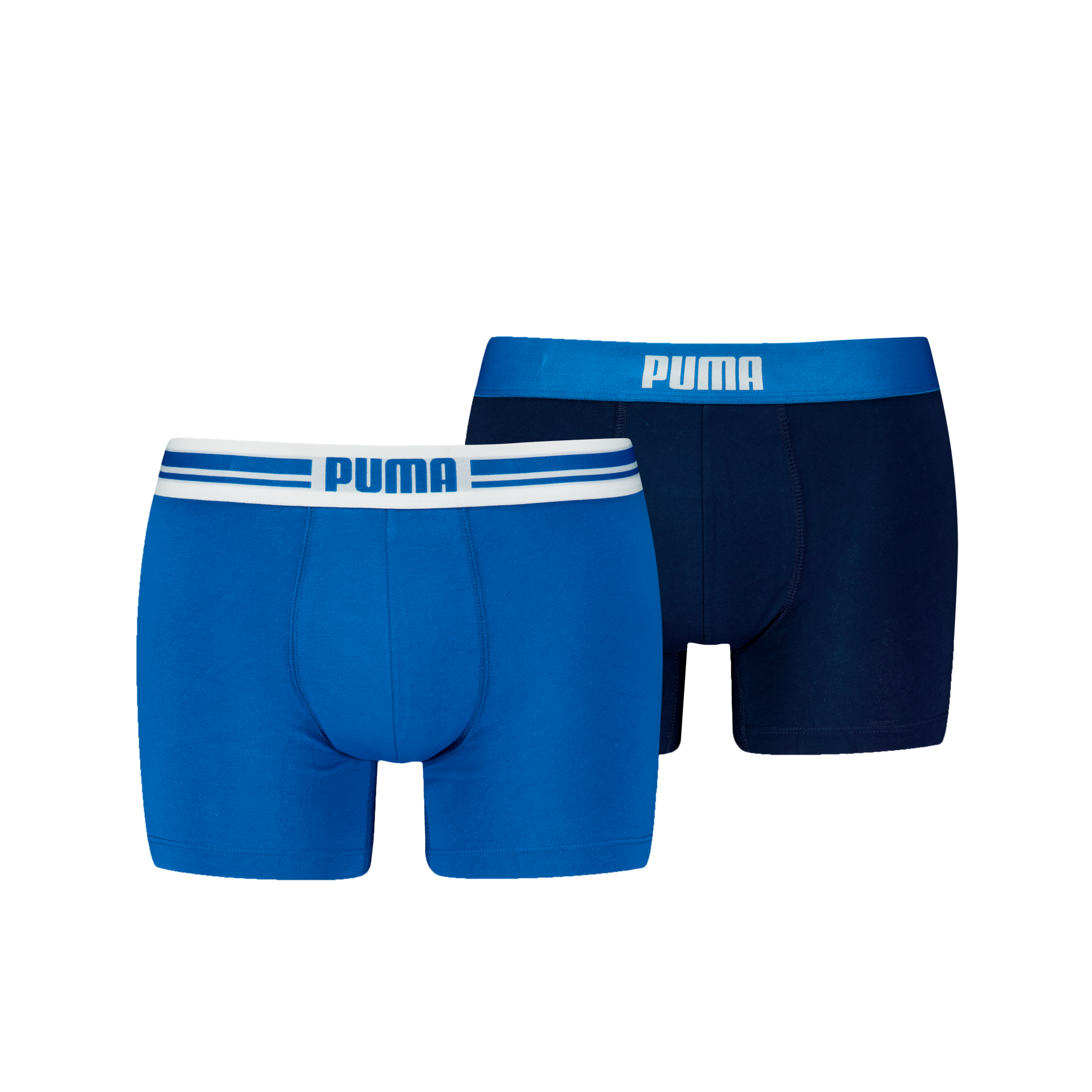 PUMA Boxershorts »PUMA MEN EVERYDAY PLACED LOGO BOXERS 2P« Packung, 2er Pack, mit Logo Webbund