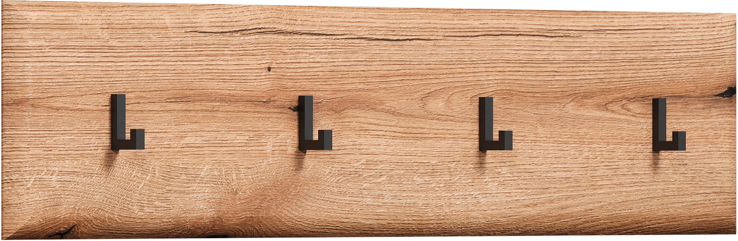 INOSIGN Wandboard »Graz«, (Packung, 1 St.), Masse (B/H/T in cm): (91/80/2) - Farbe: Weiss Hochglanz und Eiche