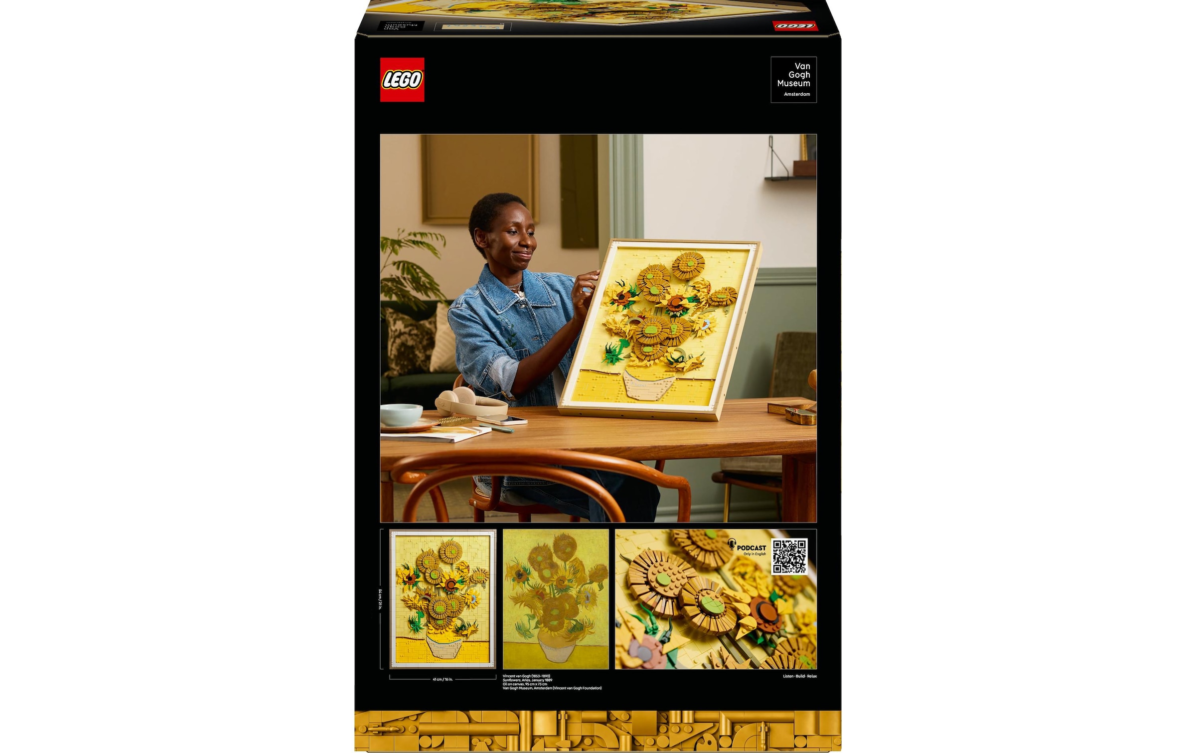 LEGO® Spielbausteine »Art Vincent van Gogh Sonnenblumen 31215«, (2615 St.)