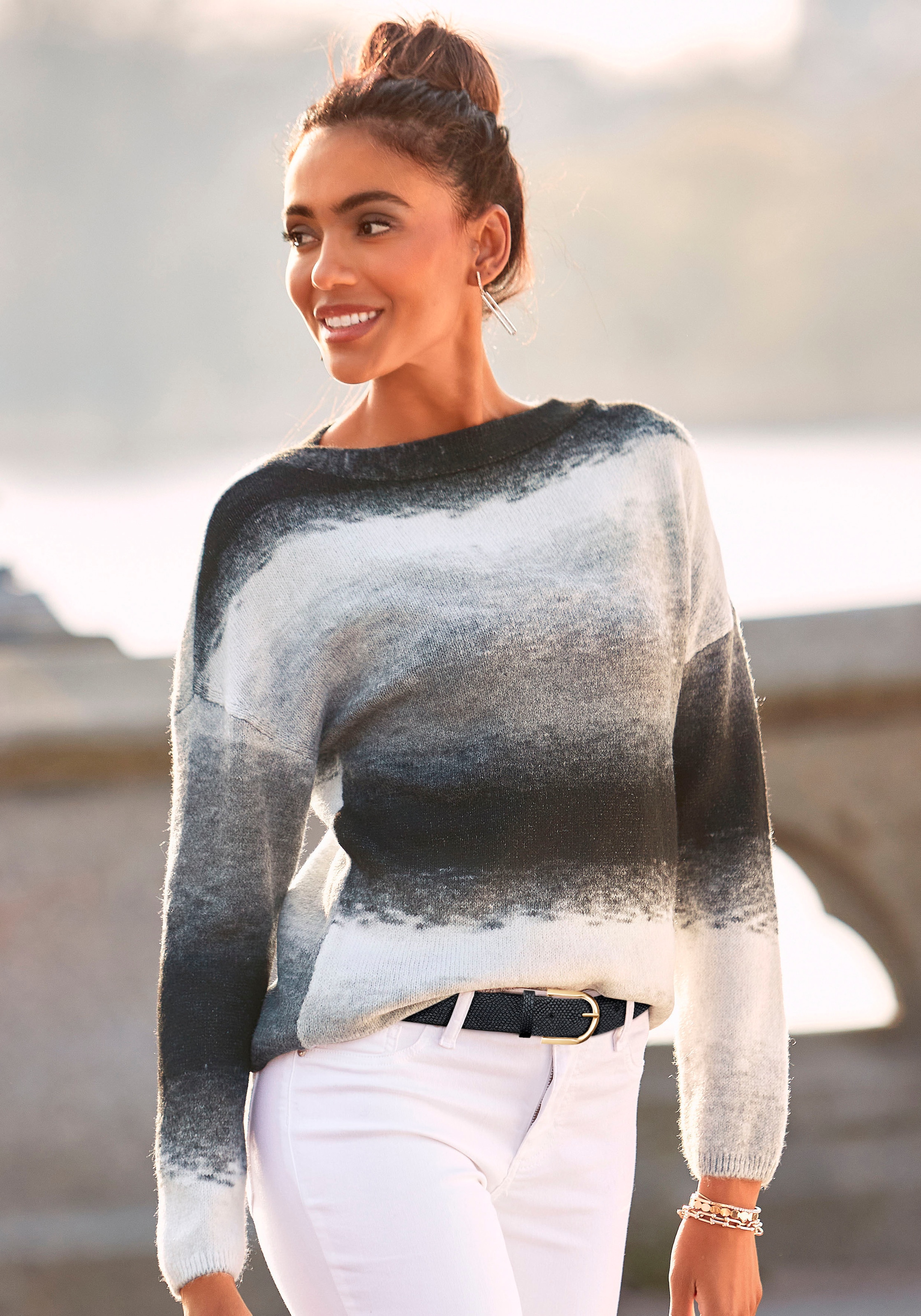LASCANA Hüftgürtel, im Metallic-Look VEGAN