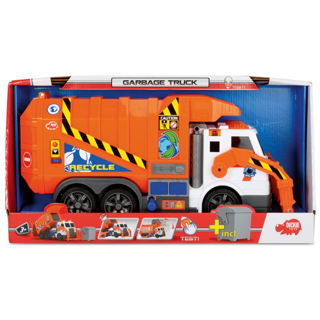 Dickie Toys Spielzeug-Müllwagen »Action Series Garbage Truck«