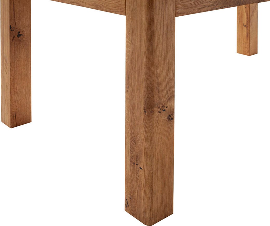 MCA furniture Esstisch »ETNA 4-Fuss Tisch«, (Einzelstück), Massivholz,durchgehende Lamelle,Stollenfuss 10x10cm,Tischplatte 2,5cm