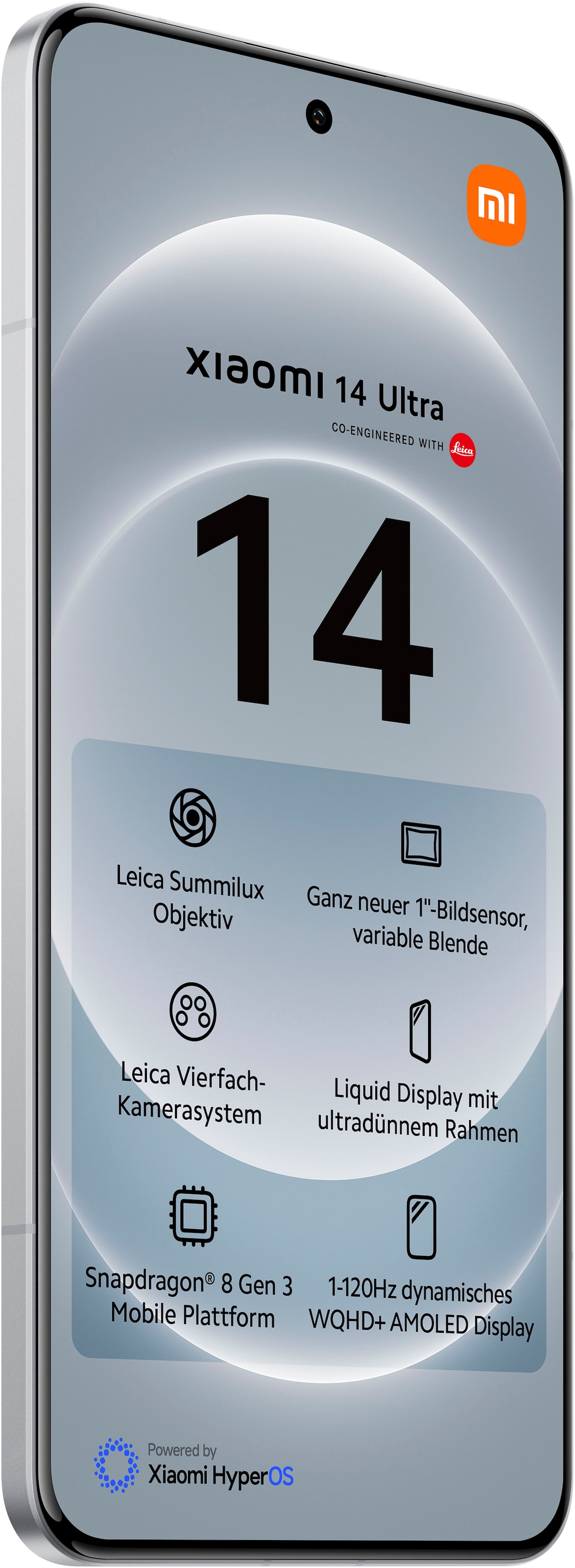 Xiaomi Smartphone »14 Ultra 16+512GB«, weiss