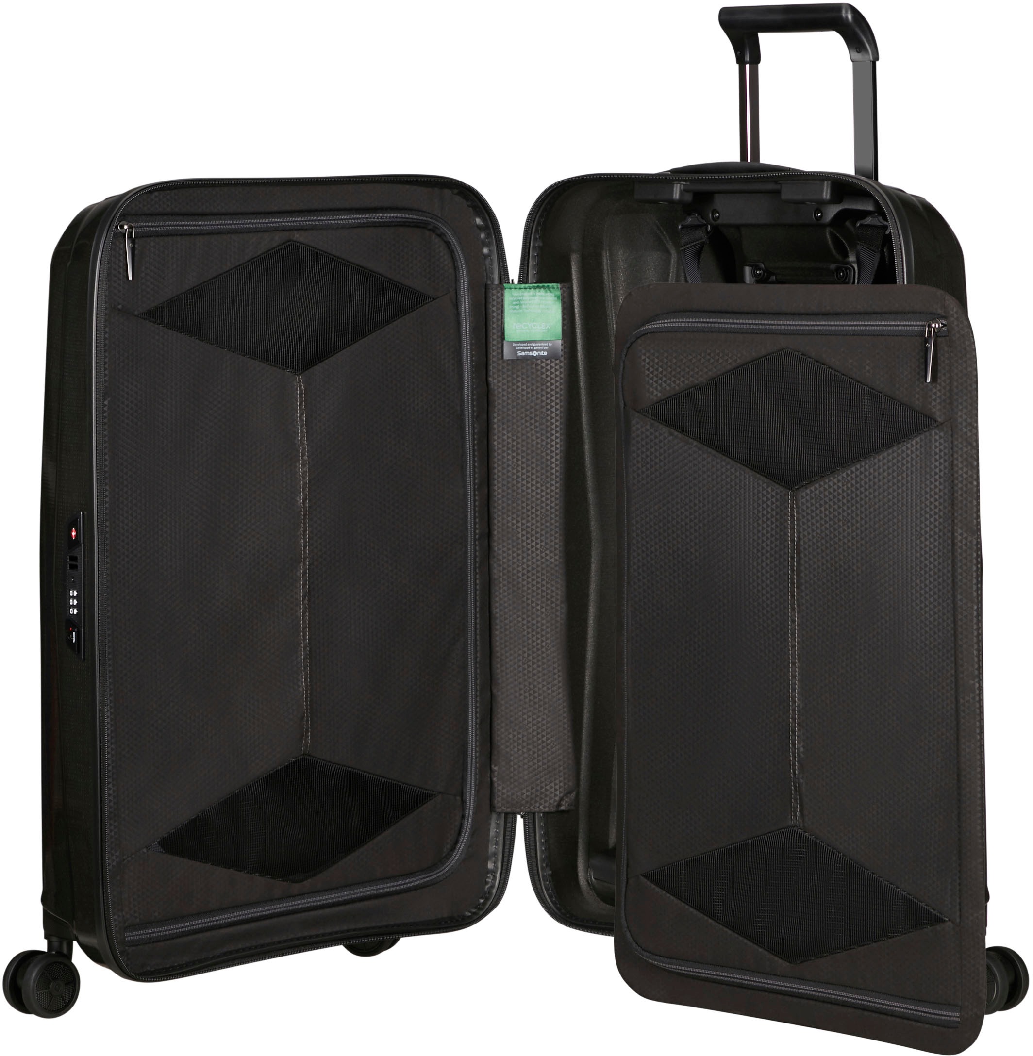 Samsonite Hartschalen-Trolley »MAJOR-LITE, verschiedene Grössen und Farben«, 4 Rollen, Reisekoffer Volumenerweiterung bei S Reisegepäck Made in Europe