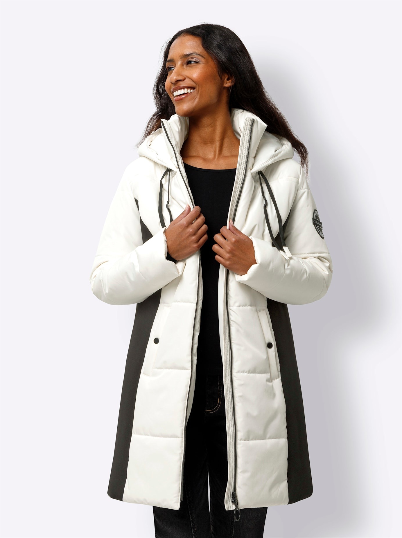 heine Langjacke, mit Kapuze