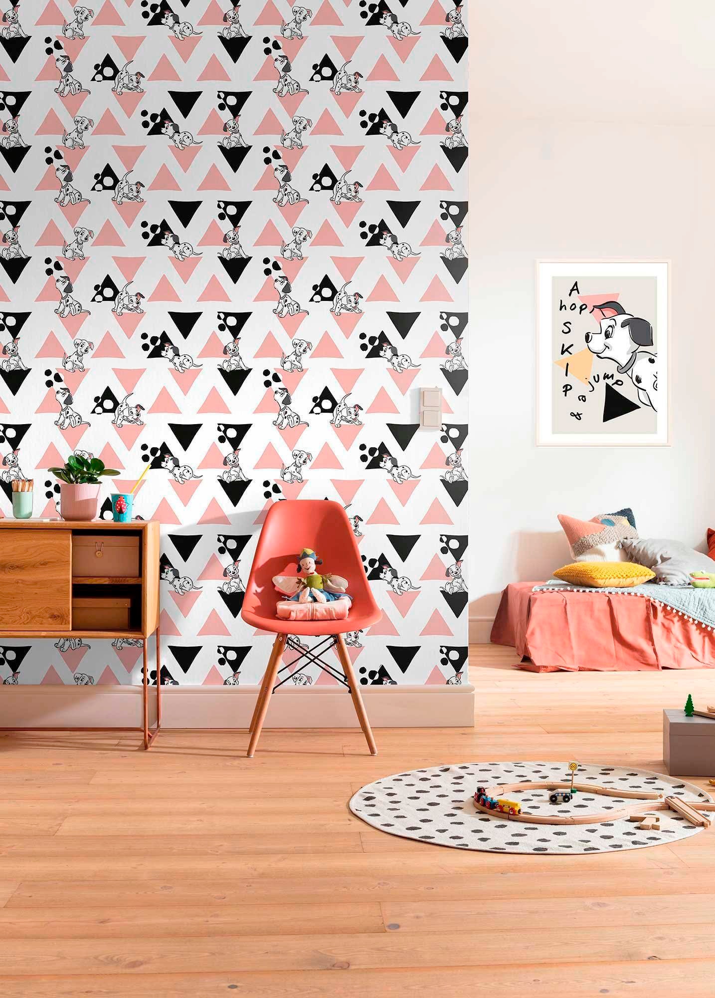 Komar Vliestapete »Digitaldruck Vlies - 101 Dalmatiner Angles - Grösse 200 x 280 cm«, bedruckt, Kinderzimmer