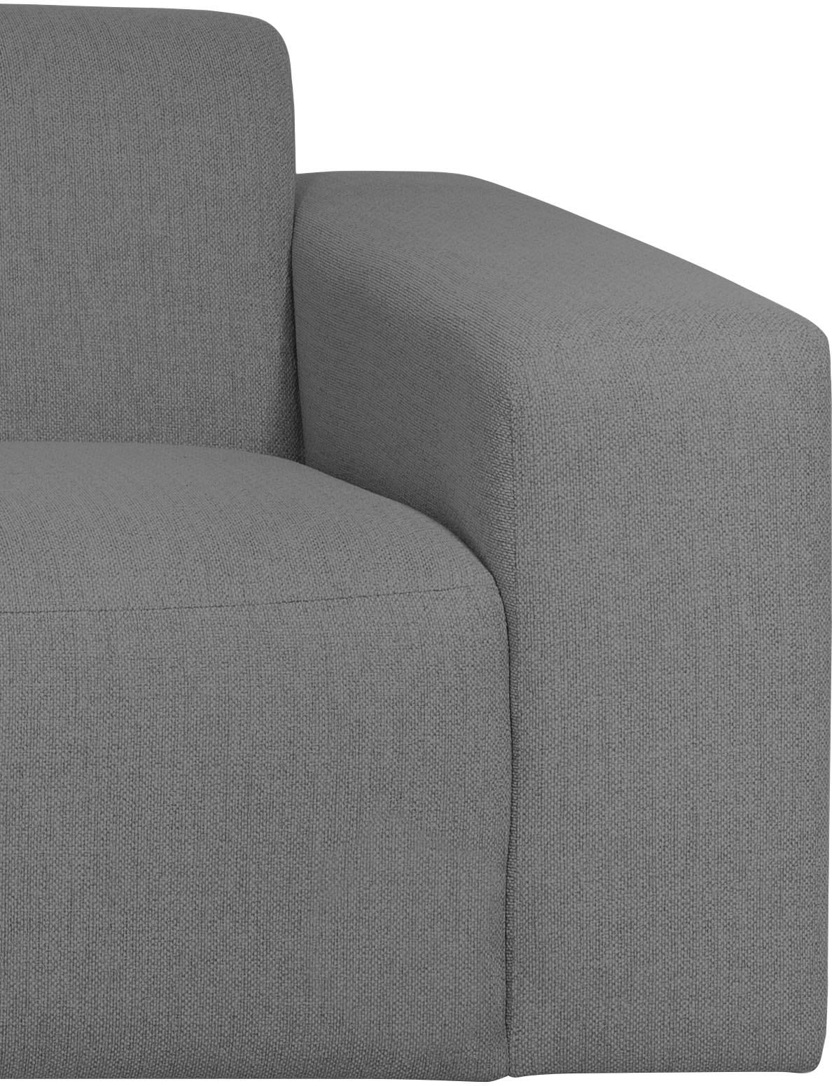 INOSIGN Ecksofa »Koa,228cm, L-Form, Modulsofa, Webstoff, Cord, Struktur«, Designsofa, weicher Lounge-Sitzkomfort, Welleunterfederung, bodentief