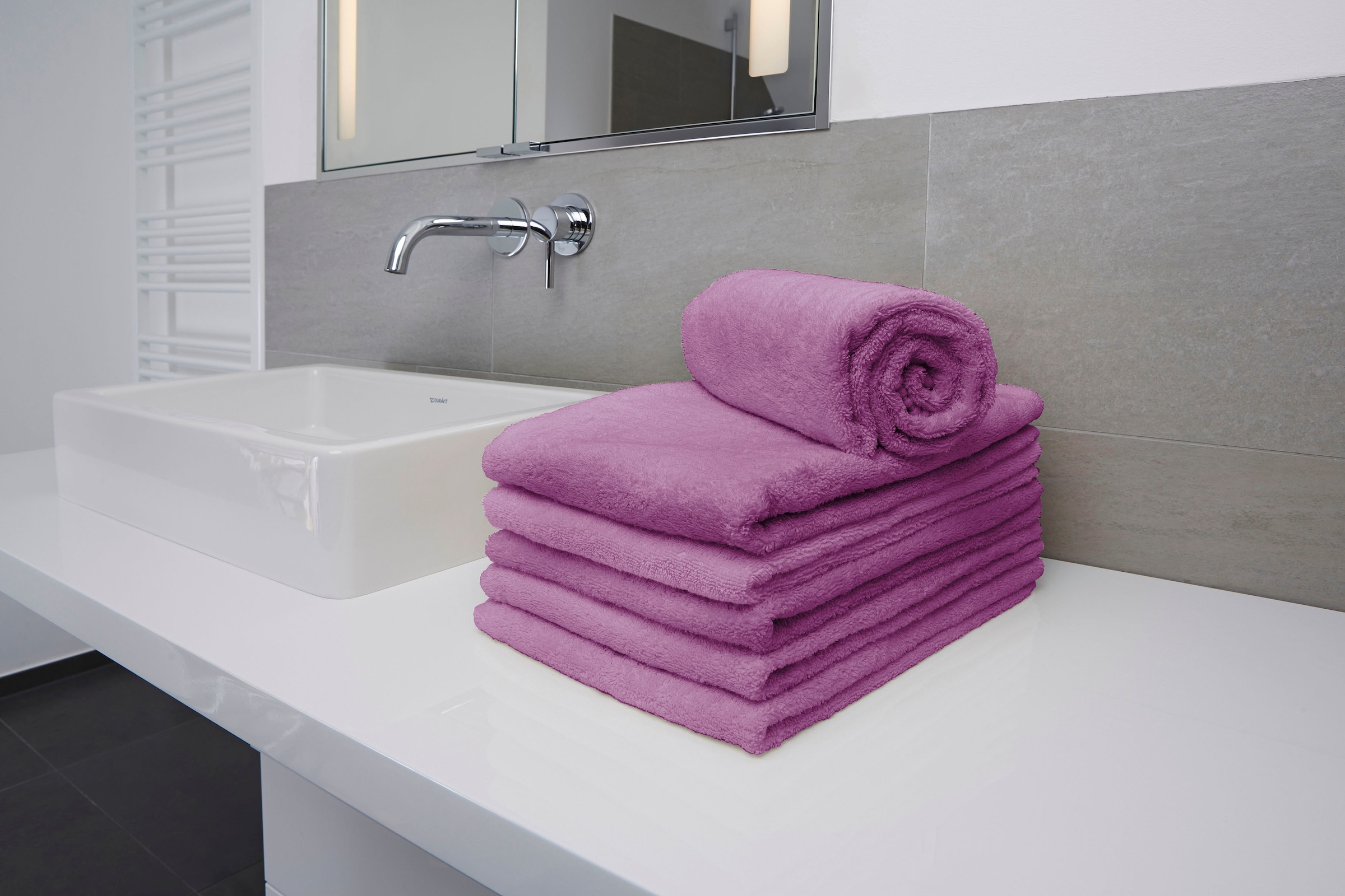 Primera Duschtuch »Premium«, (1 St.), mit einer eleganten Chenille-Bordüre