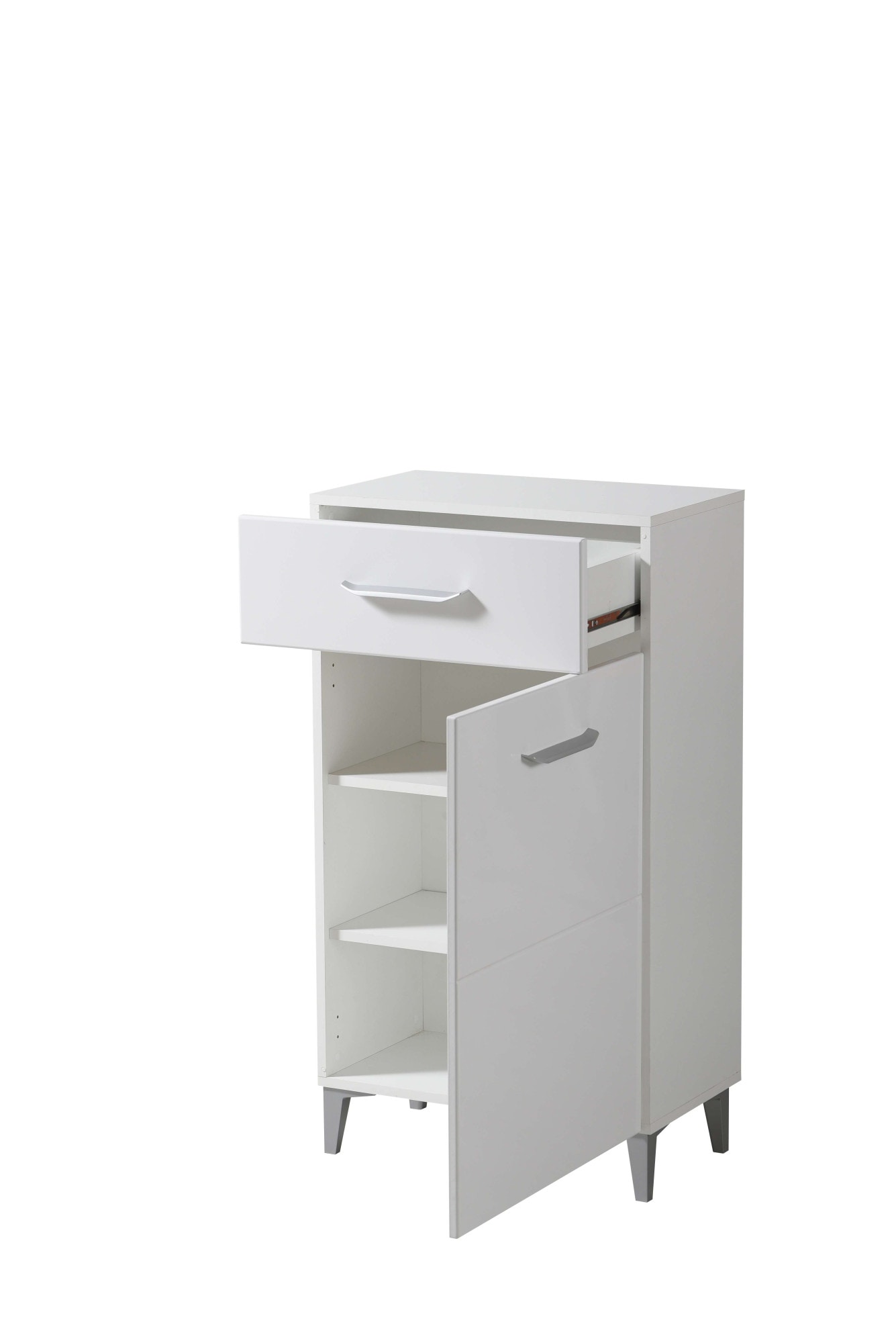 INOSIGN Schuhschrank »Belfort, Schuhkommode, Schuhregal, Höhe 105 cm«, in Opaque Weiss mit MDF-beschichtet Fronten, modernes Design