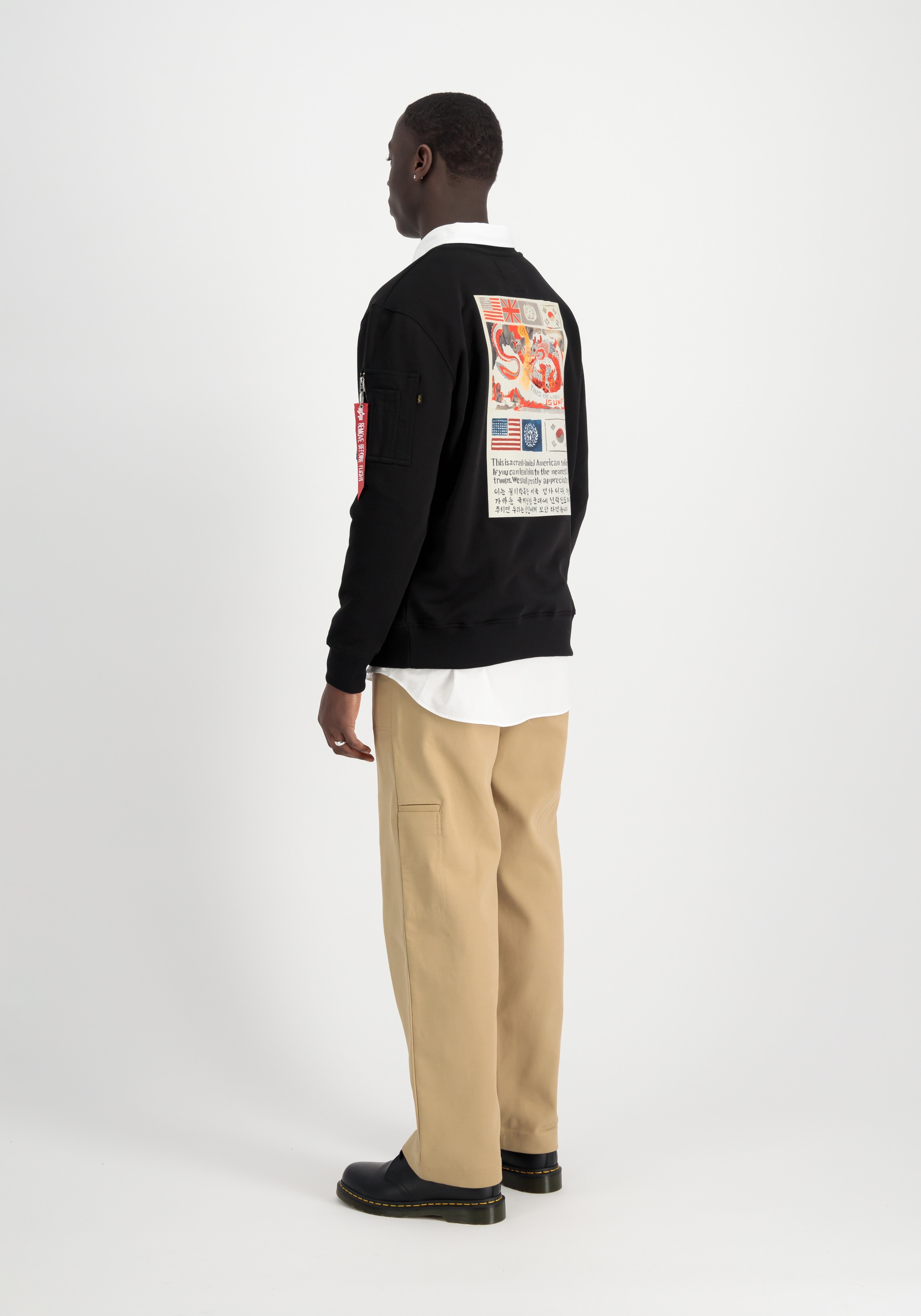 Alpha Industries Sweater »Alpha Industries Men - Sweatshirts USN Blood Chit Sweatshirt«