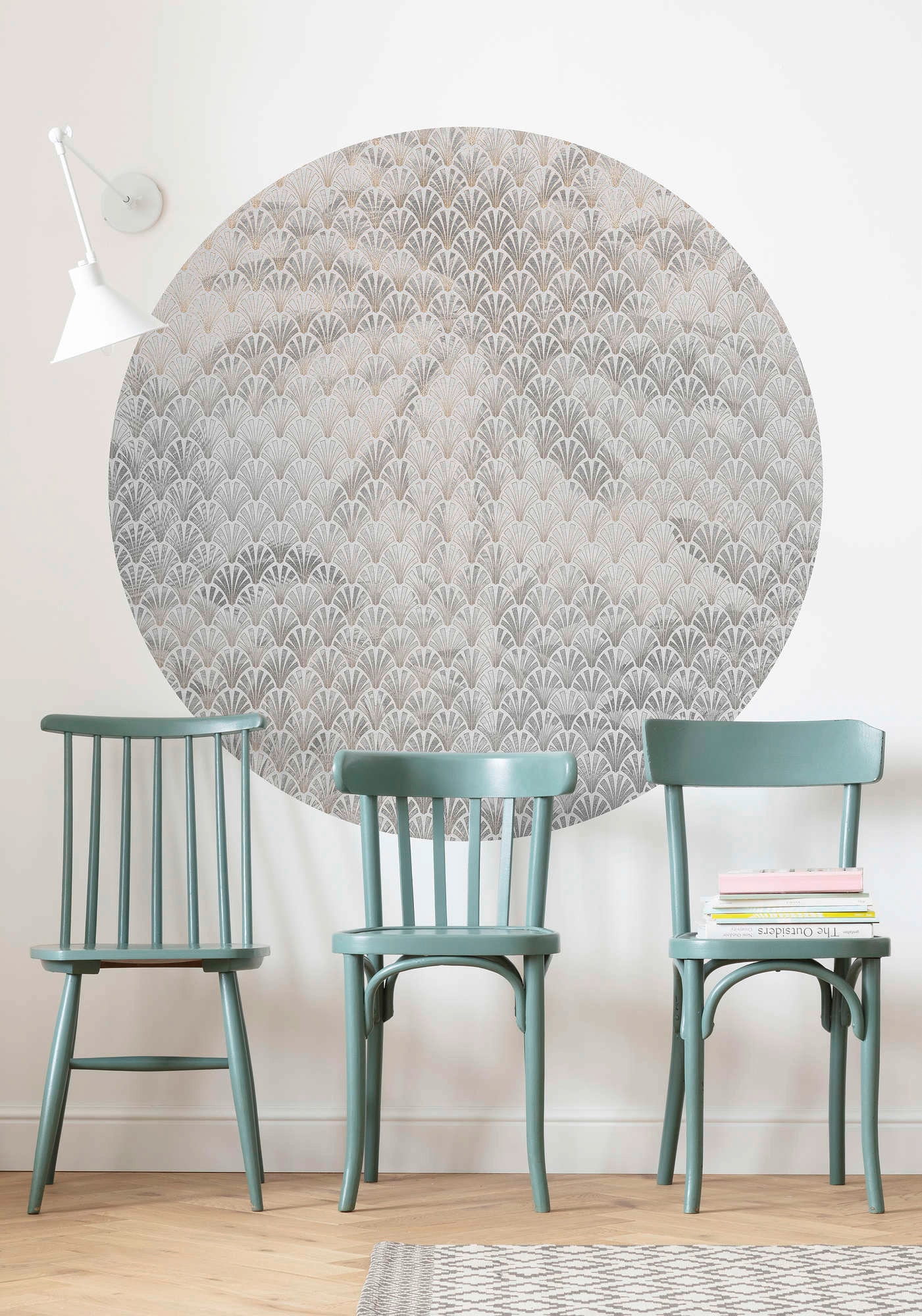 Komar Vliestapete »Vlies selbstklebend - Palma - Grösse 125 x 125 cm«, bedruckt, Wohnzimmer, Schlafzimmer