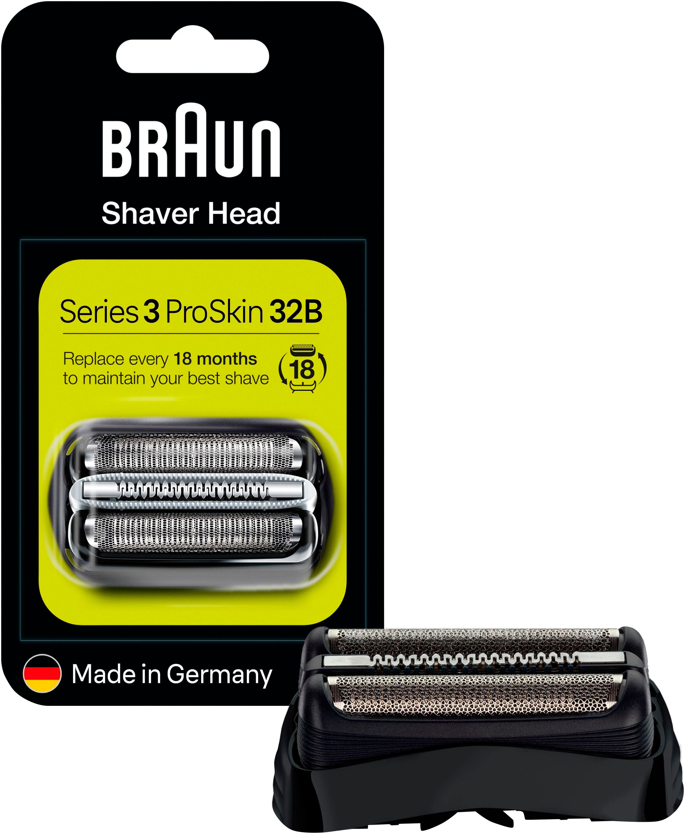Braun Ersatzscherteil »Series 3 32«, kompatibel mit Series 3 Rasierern