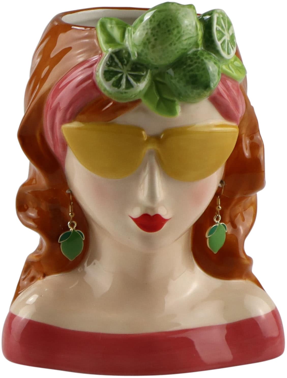 AM Design Dekovase "Verspielte Vase aus Dolomit" mit fruchtigem Design
