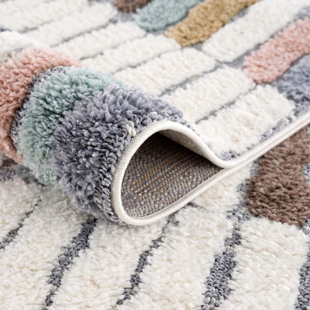 Carpet City Hochflor-Teppich »Focus 3032«, rechteckig, 20 mm Höhe, Läufer, Boho, Hochtief-Muster/ 3D-Effekt, für Wohnzimmer, Schlafzimmer