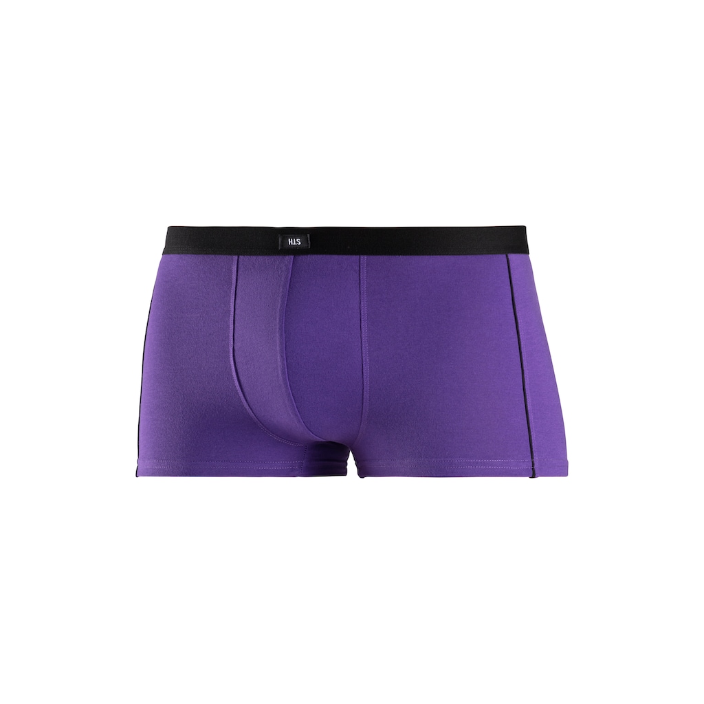 H.I.S Boxershorts, (Packung, 3 St.), in Hipster-Form mit schmalen Piping