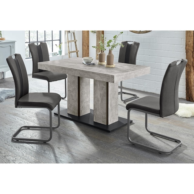 HELA Essgruppe »ROSE«, (Set, 5 tlg.), bestehend aus einem Tisch 140-180 cm  und 4 Stühlen online shoppen | Jelmoli-Versand