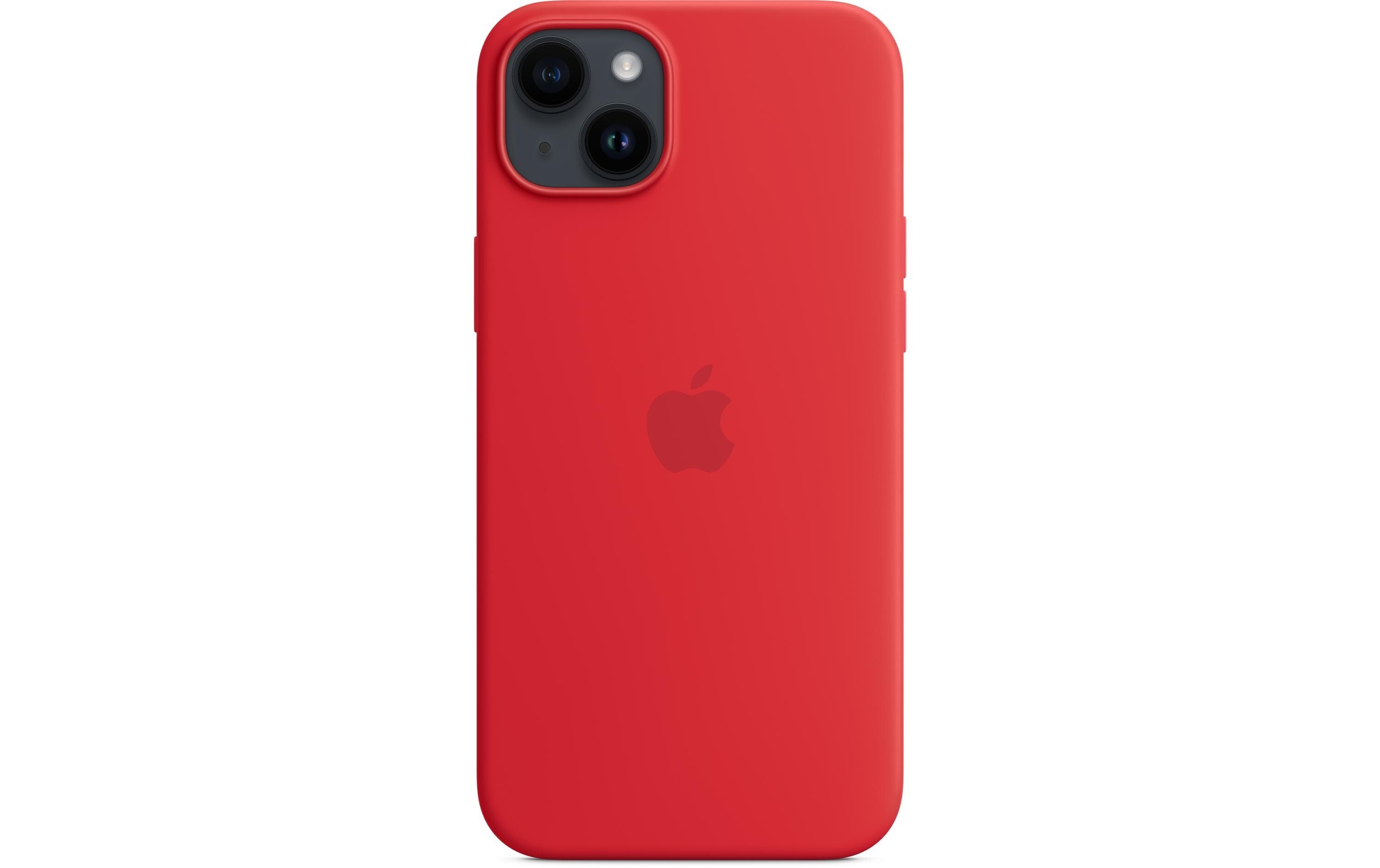 Apple Smartphone Silikon Case mit MagSafe, iPhone 14 Plus, (PRODUCT)RED