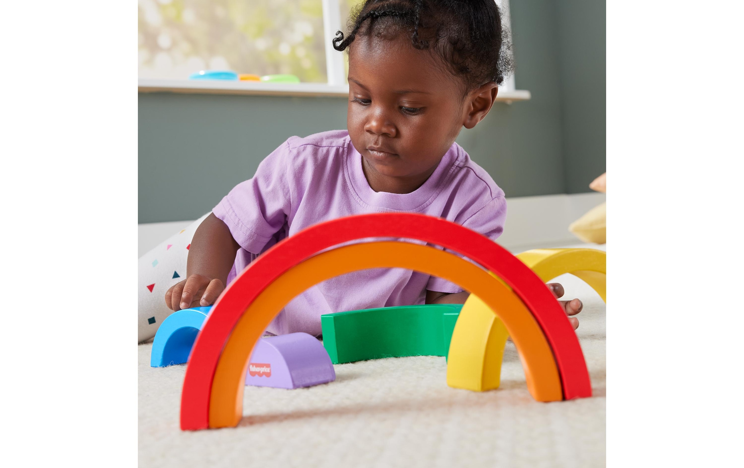 Fisher-Price® Stapelspielzeug »Stacking Rainbow«