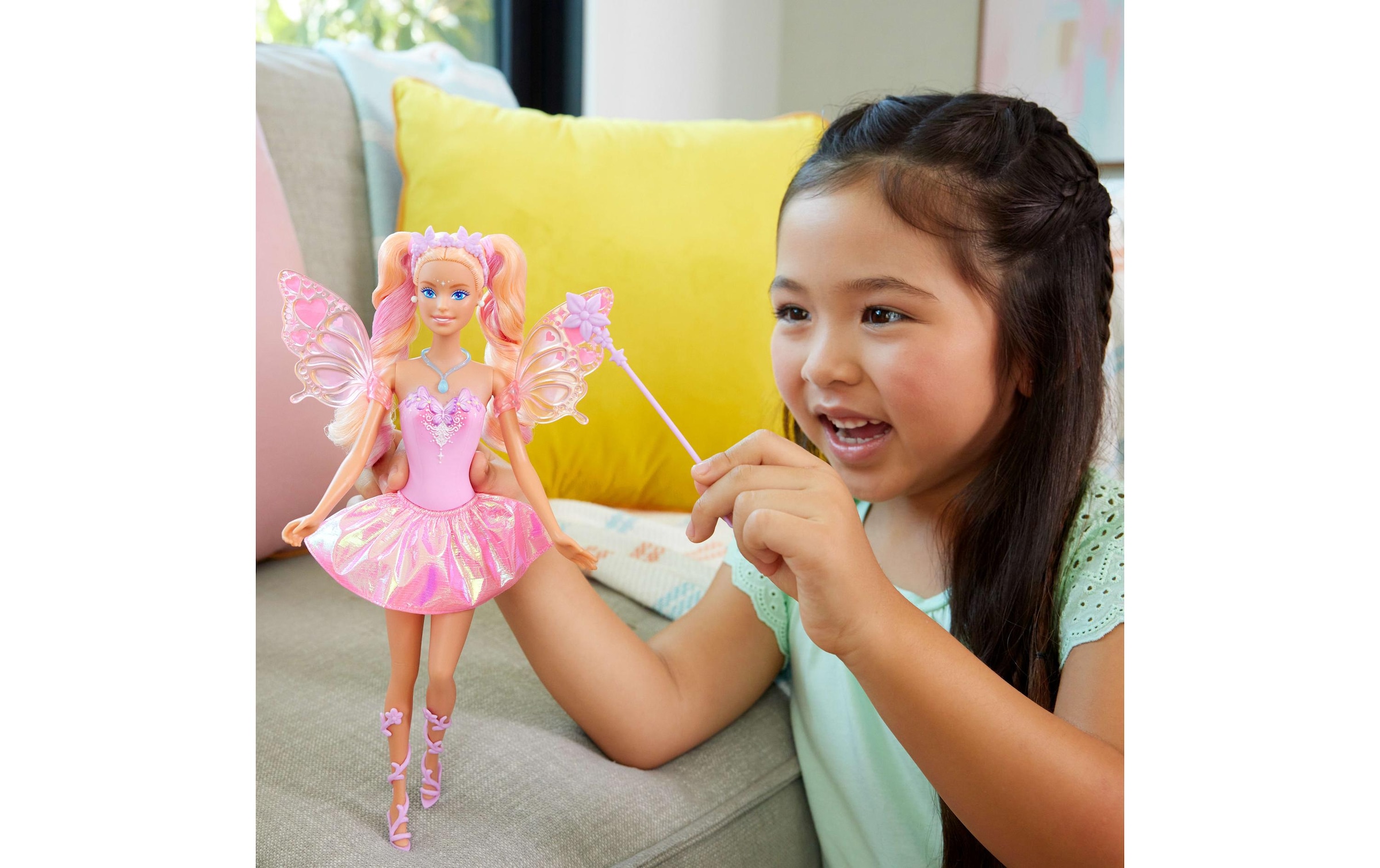 Barbie Anziehpuppe »Fee mit Farbwechseleffekt«
