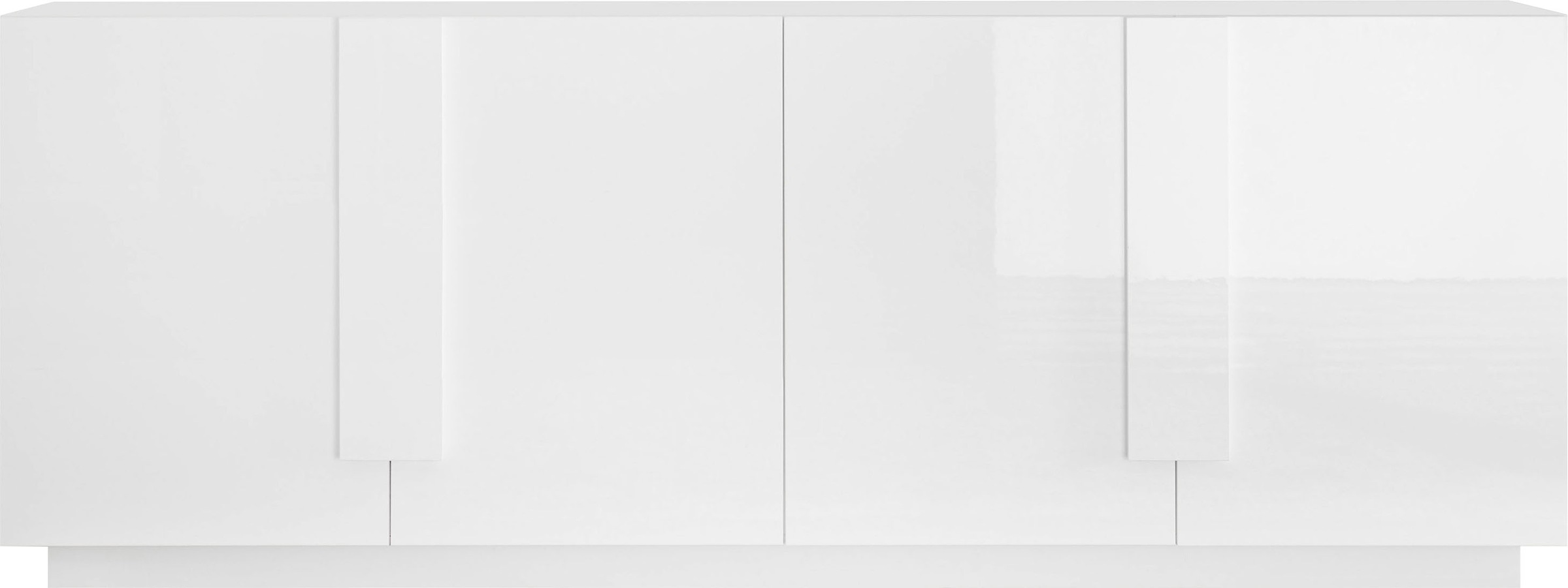 Home affaire Sideboard "Jupiter, Breite 241 cm, Kommode 4 Türen - Soft Closing, Anrichte" moderne Griffblende, FSC, cleveres Stauraumkonzept