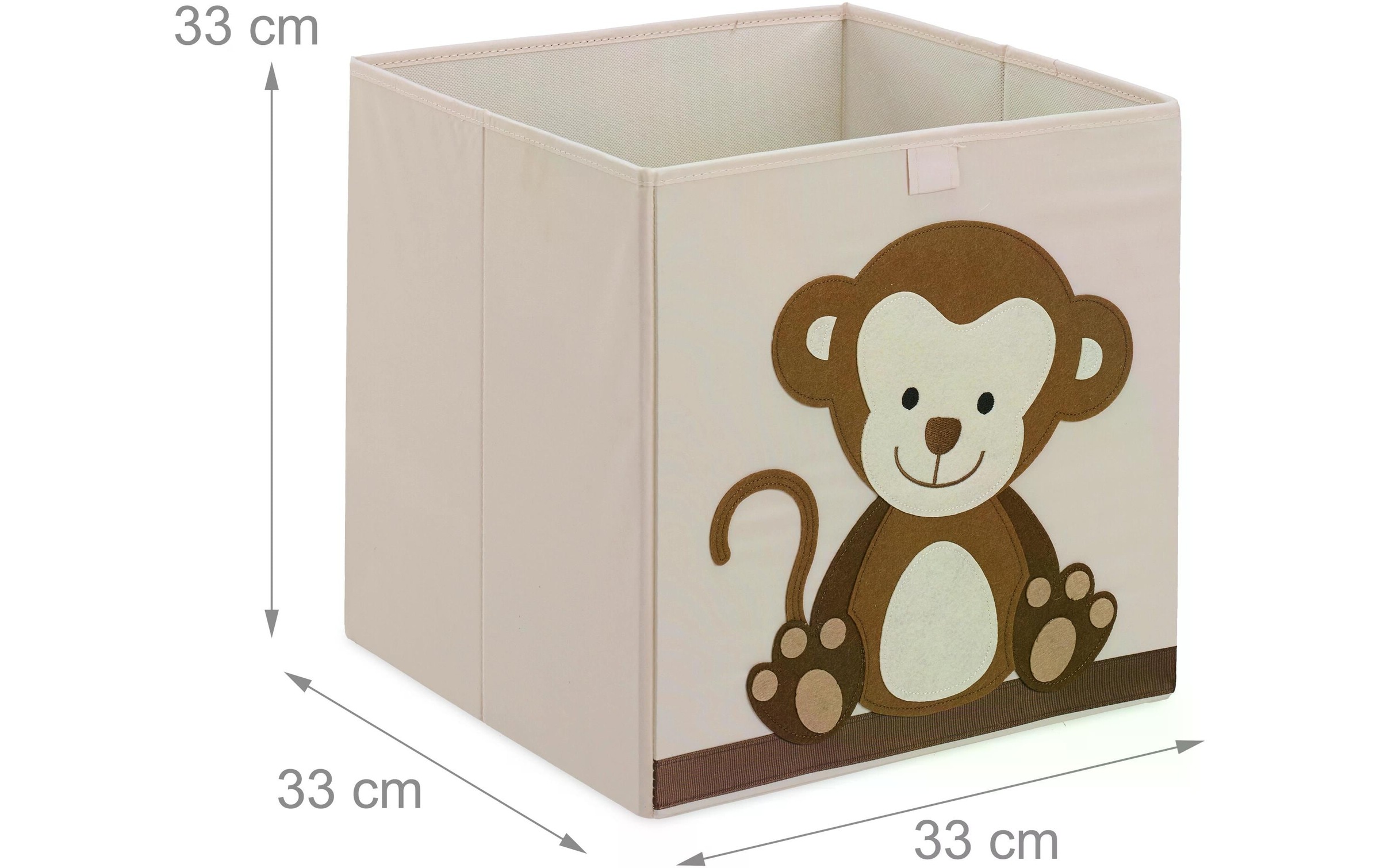 relaxdays Aufbewahrungsbox »Affe«, (1 St.)
