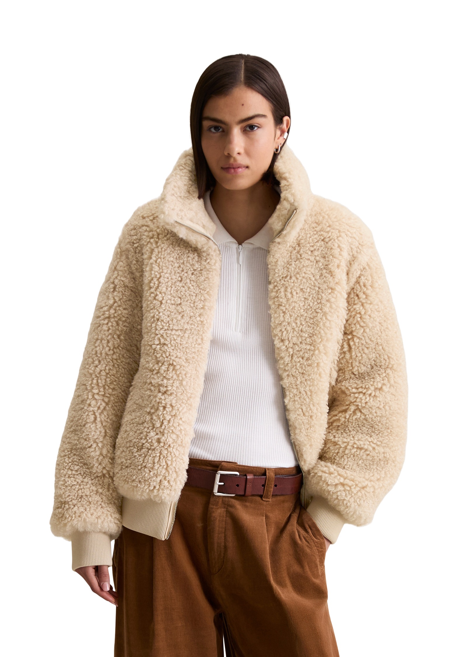 Marc O'Polo DENIM Blouson Stehkragen, Teddy-Blouson regular fit