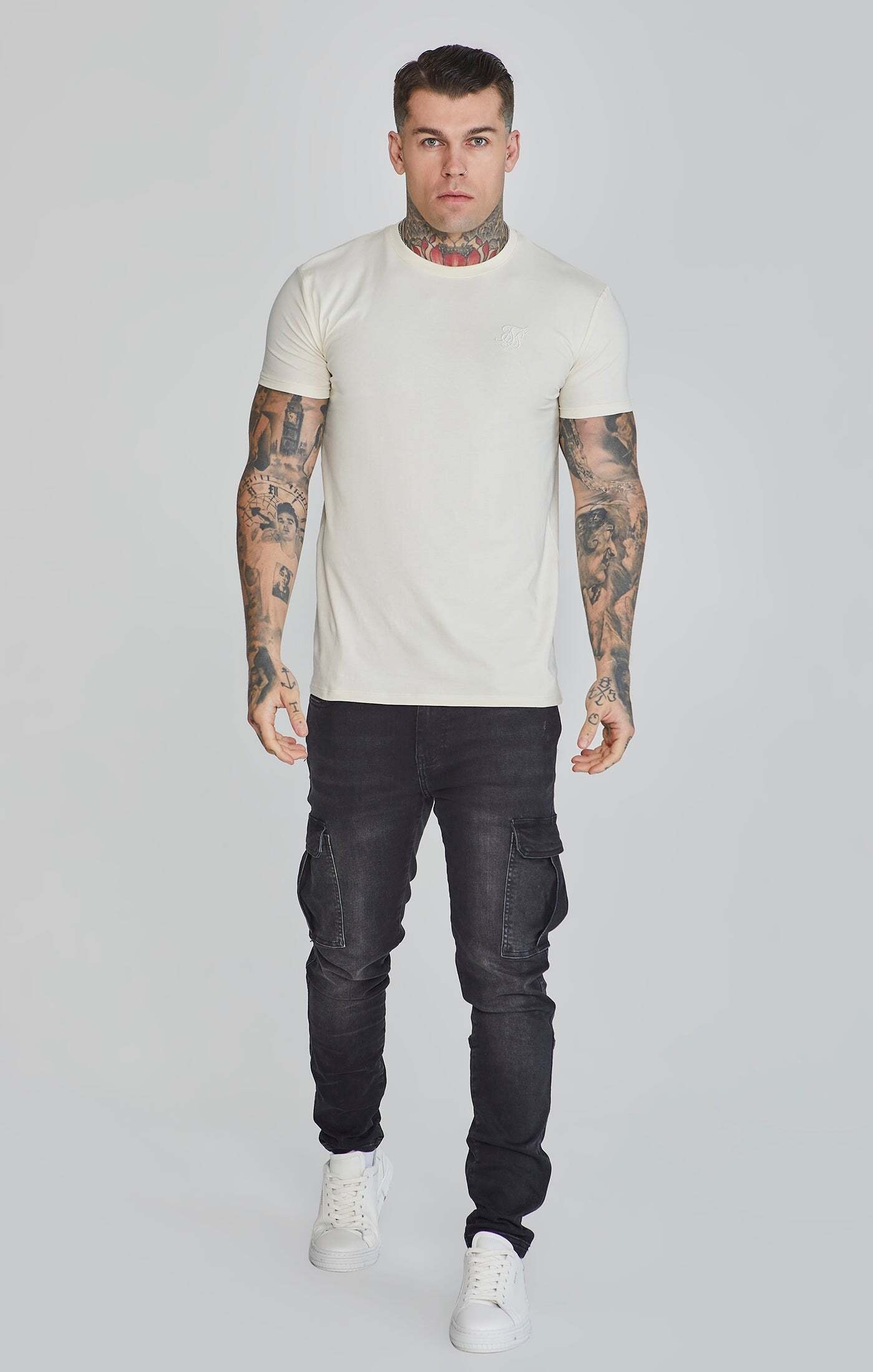 Siksilk T-Shirt »Siksilk T-Shirt Muscle Fit T-Shirt«