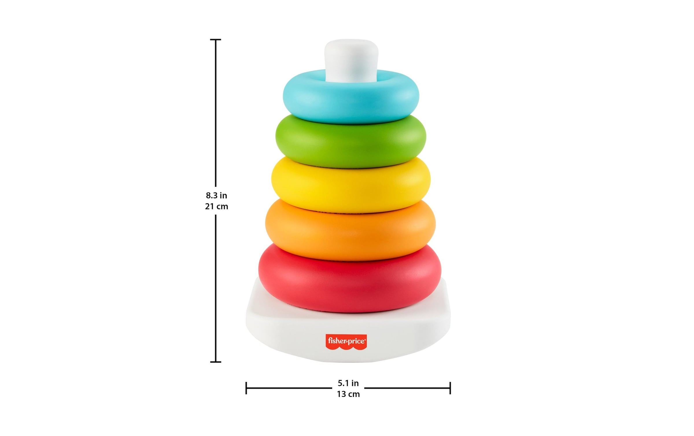 Fisher-Price® Stapelspielzeug »Eco Farbring Pyramide«