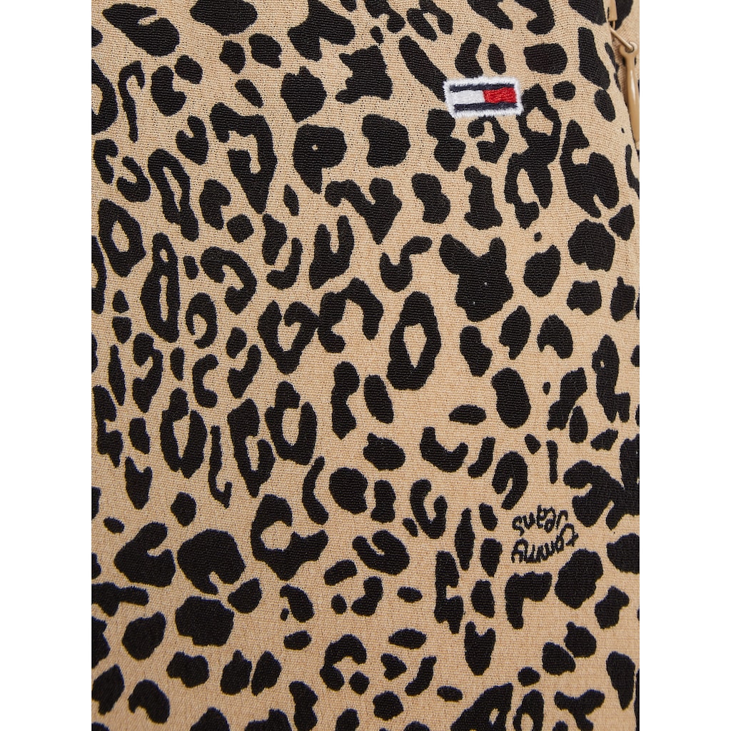 Tommy Jeans A-Linien-Rock »TJW LEO FLARE SKIRT«, Webrock im modischem Animal Print