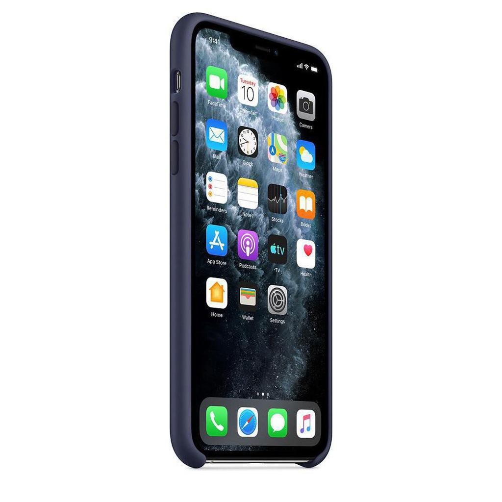 Apple Smartphone-Hülle »Apple iPhone 11 Pro Max Silicone Case M Blu«, iPhone 11 Pro Max, 16,5 cm (6,5 Zoll), MWYW2ZM/A