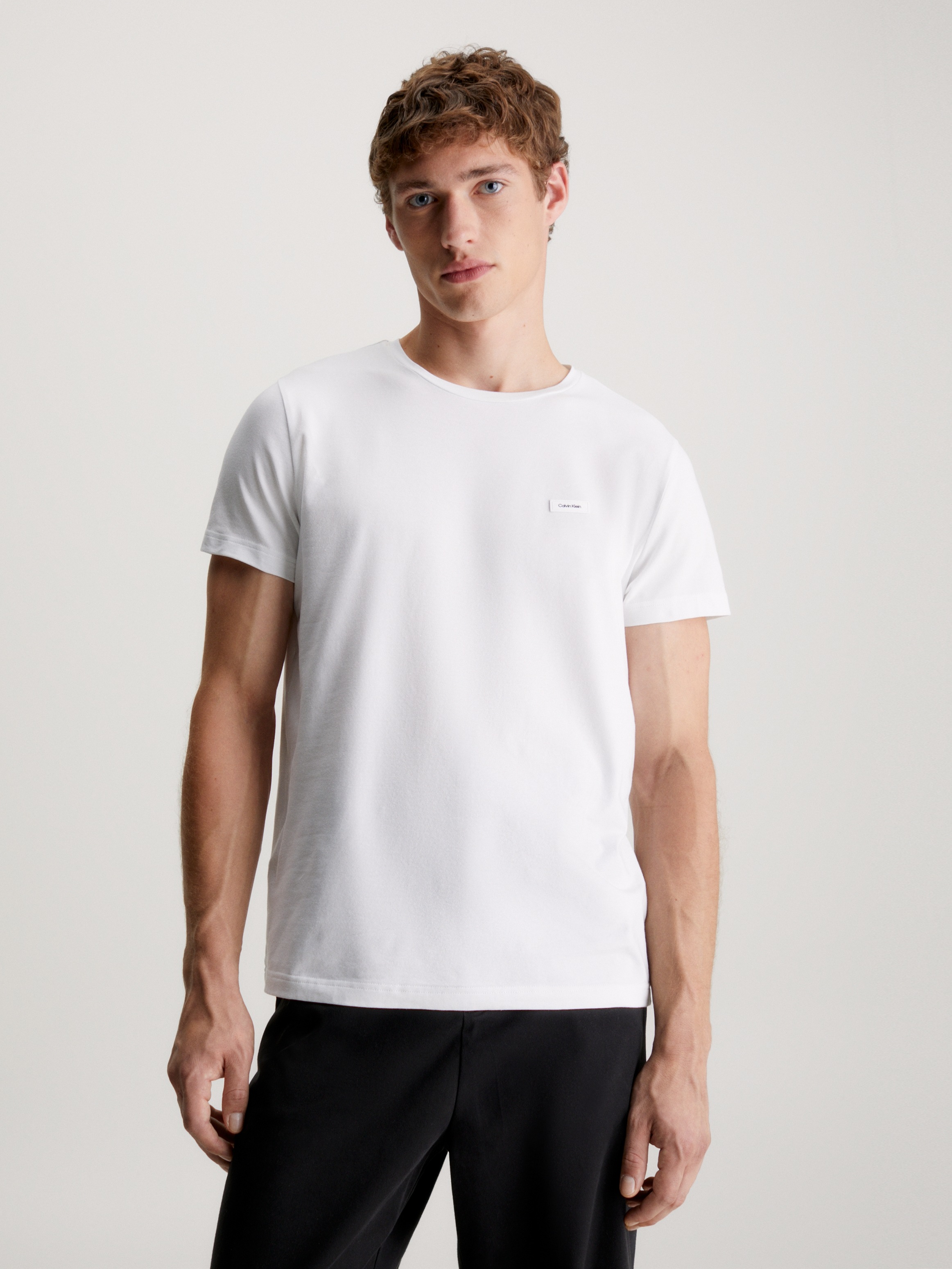 Calvin Klein T-Shirt »STRETCH SLIM FIT T-SHIRT« mit Rundhalsausschnitt