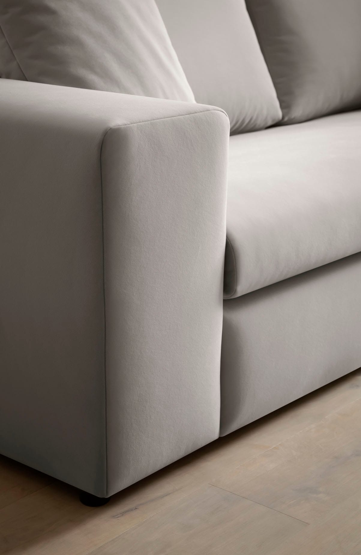 andas Ecksofa »SLEETLAND XXL in Samtvelours oder Vintage-Leder-Optik, L-Form,«, besonders gross und bequem