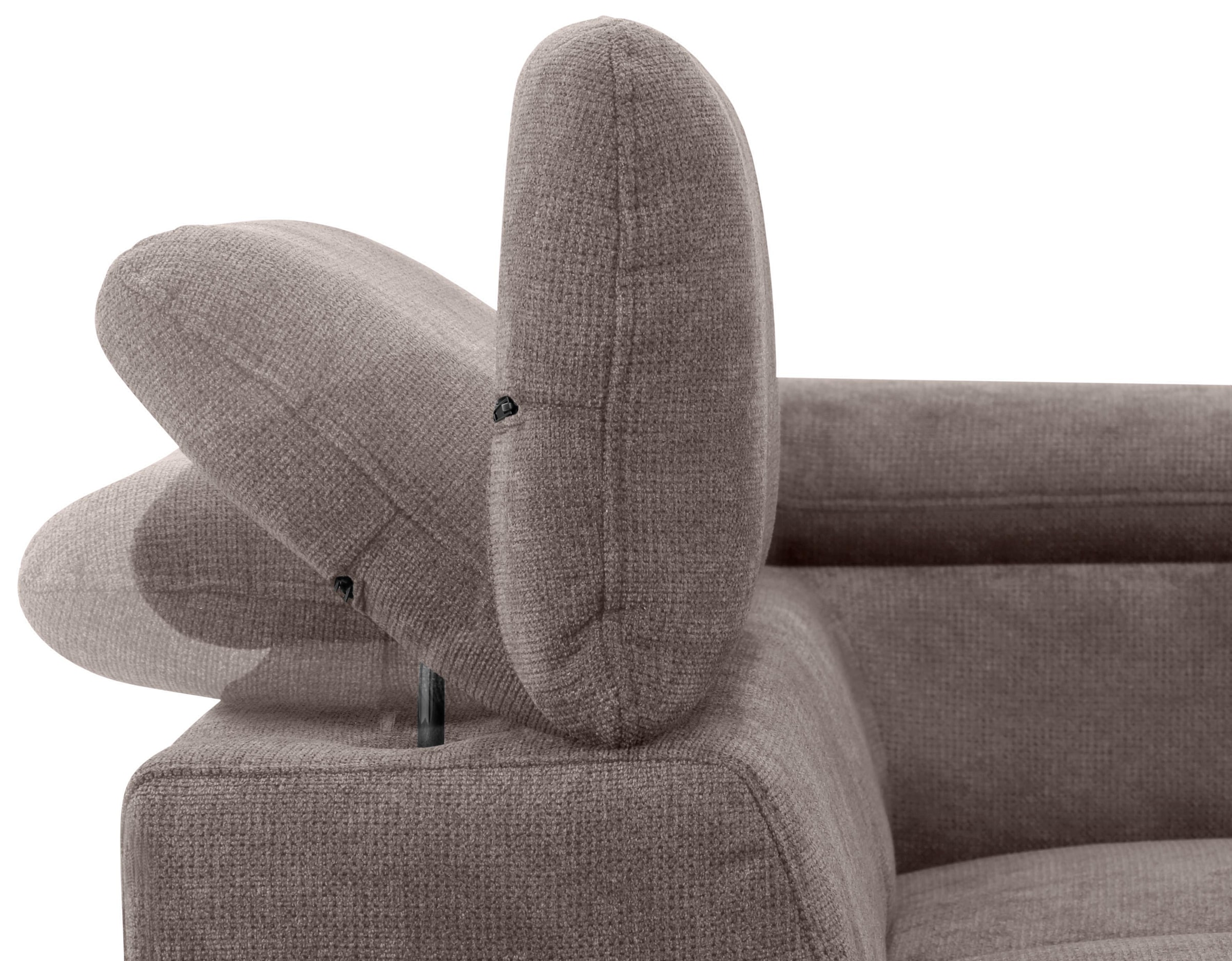 Home affaire Wohnlandschaft »Alberto U-Form«, mit Kopfteilverstellung, wahlweise mit Bettfunktion
