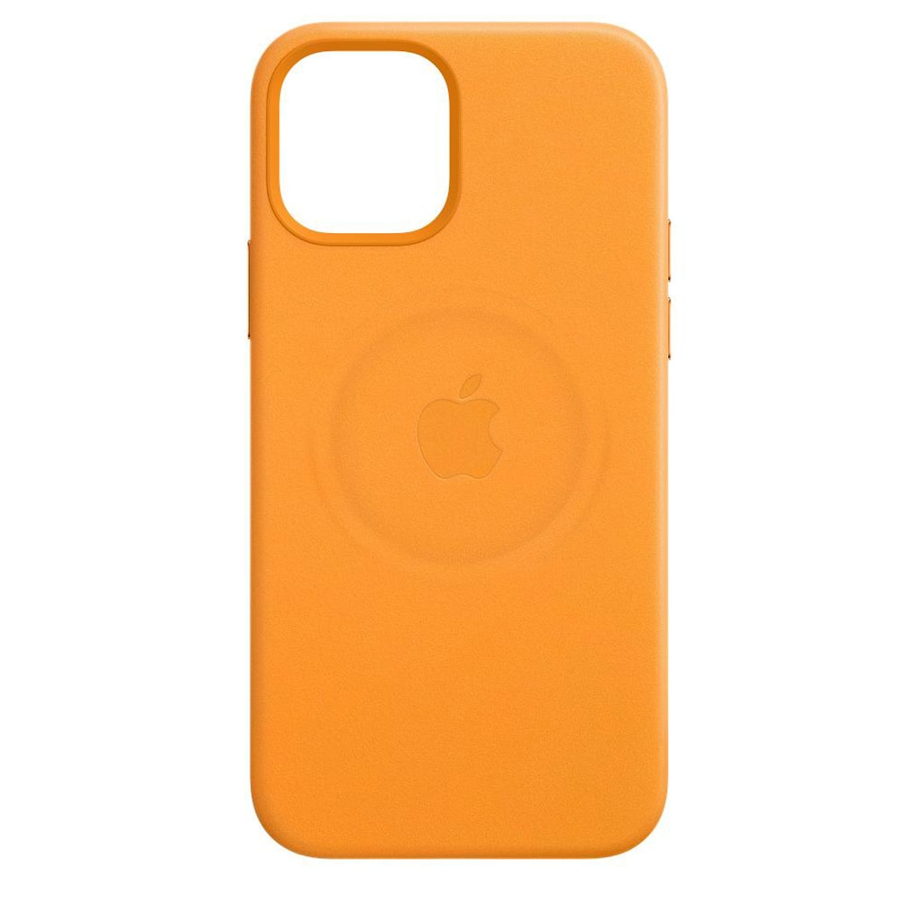 Apple Smartphone-Hülle »Apple iPhone 12/12 Pro Leder Case Mag Yello«, MHKC3ZM/A