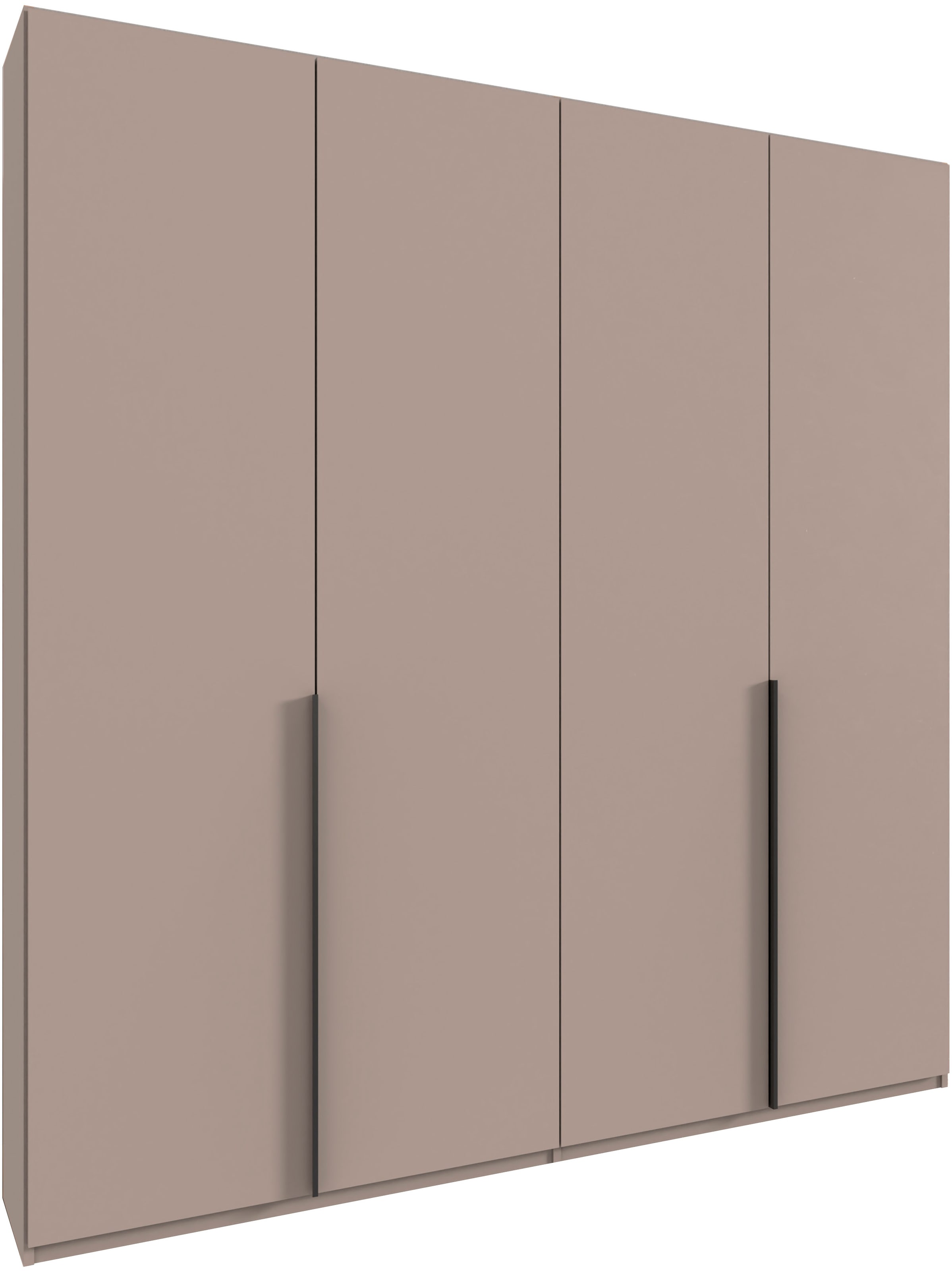 Wimex Kleiderschrank »Mugano,in 5 Breiten,2 Höhen,2 Tiefen, viele Farben, Made in Germany« in Basic oder Premium Ausstattung, mit langen Griffen aus Metall, mit oder ohne Spiegel