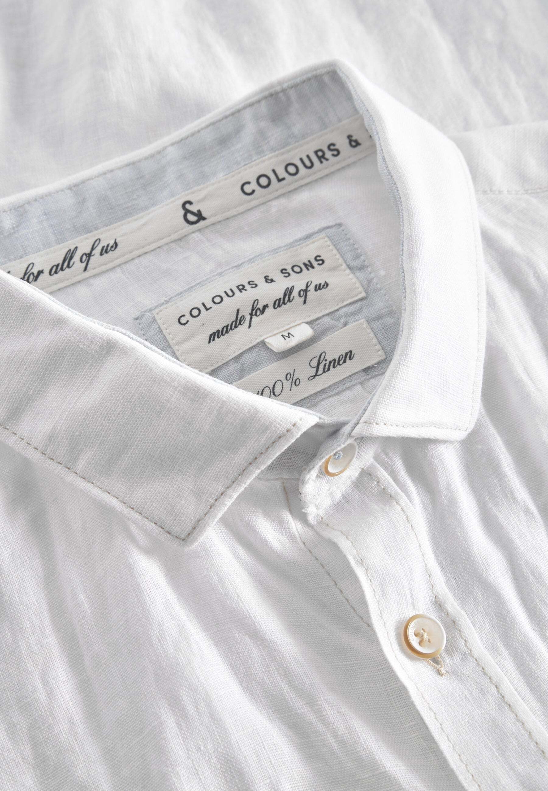 colours & sons Kurzarmhemd »colours & sons Hemden Linen«