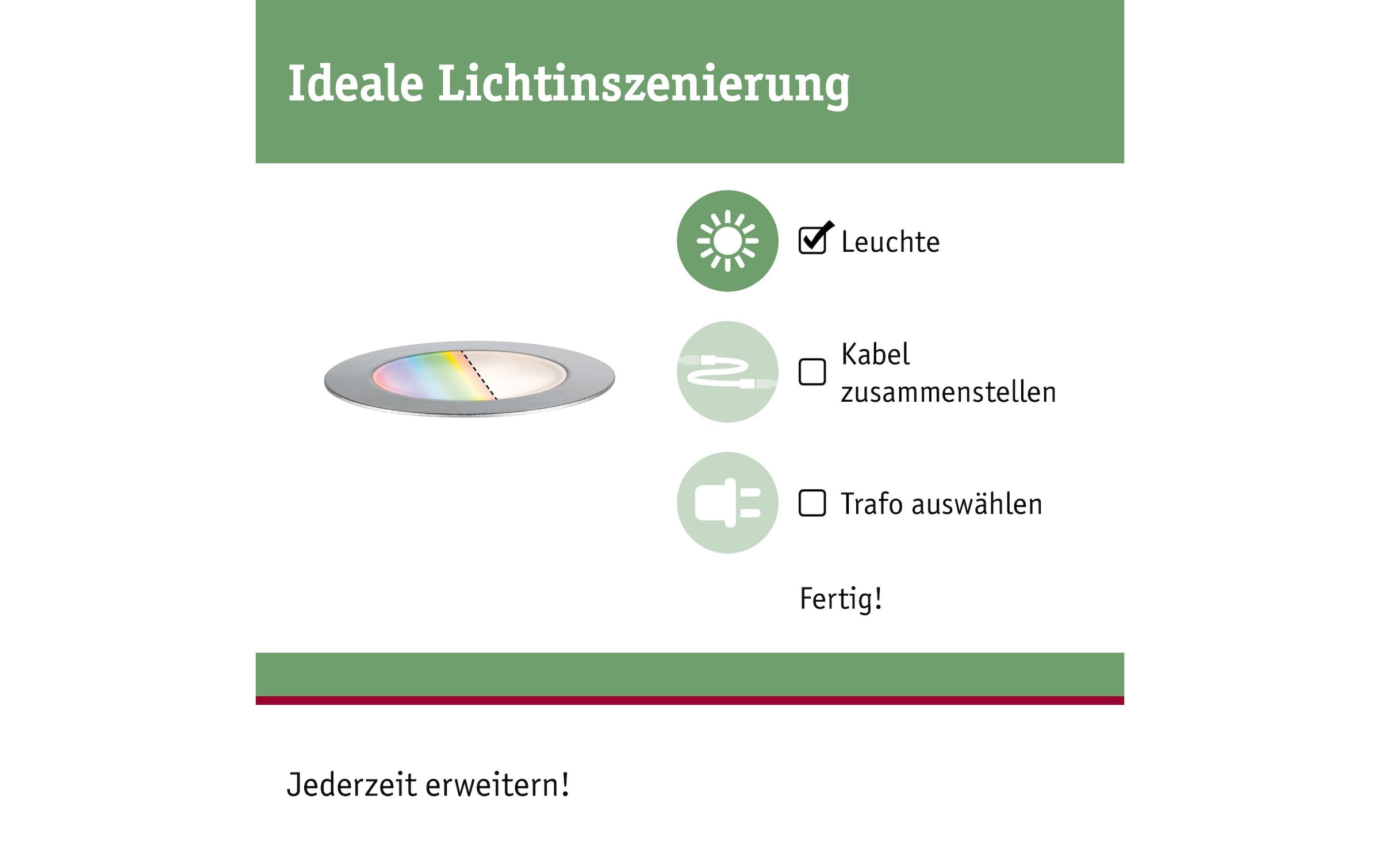 Paulmann LED Deckenspot »Plug & Shine Fl«