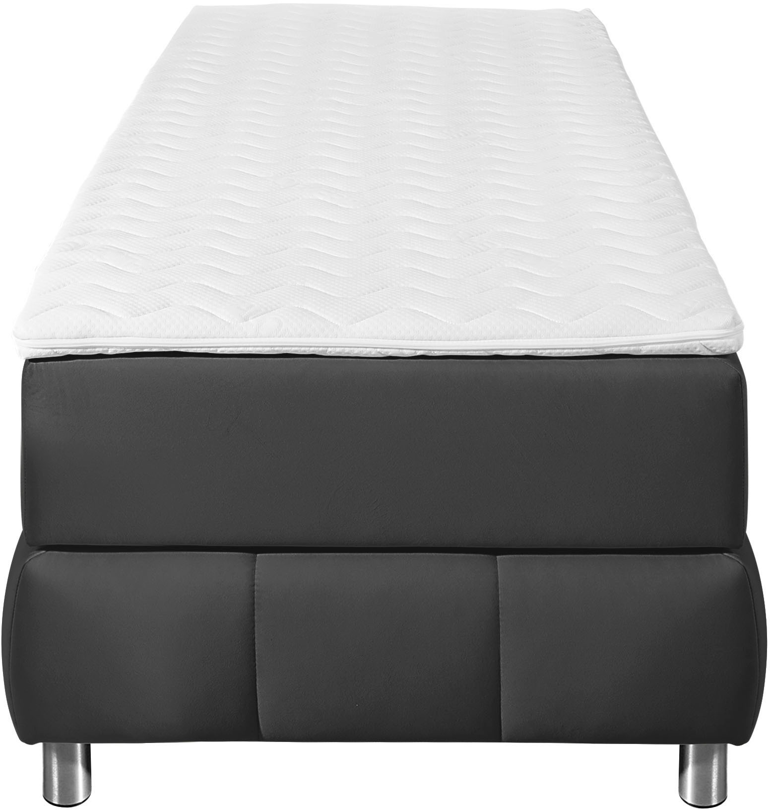 andas Boxspringbett »Salo«, Ohne Kopfteil, inkl. Topper, auch in Überlänge 220 cm
