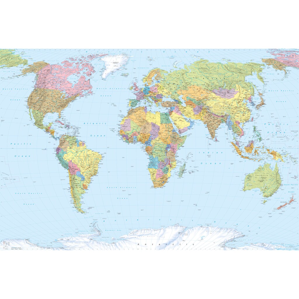 Komar Vliestapete »World Map«