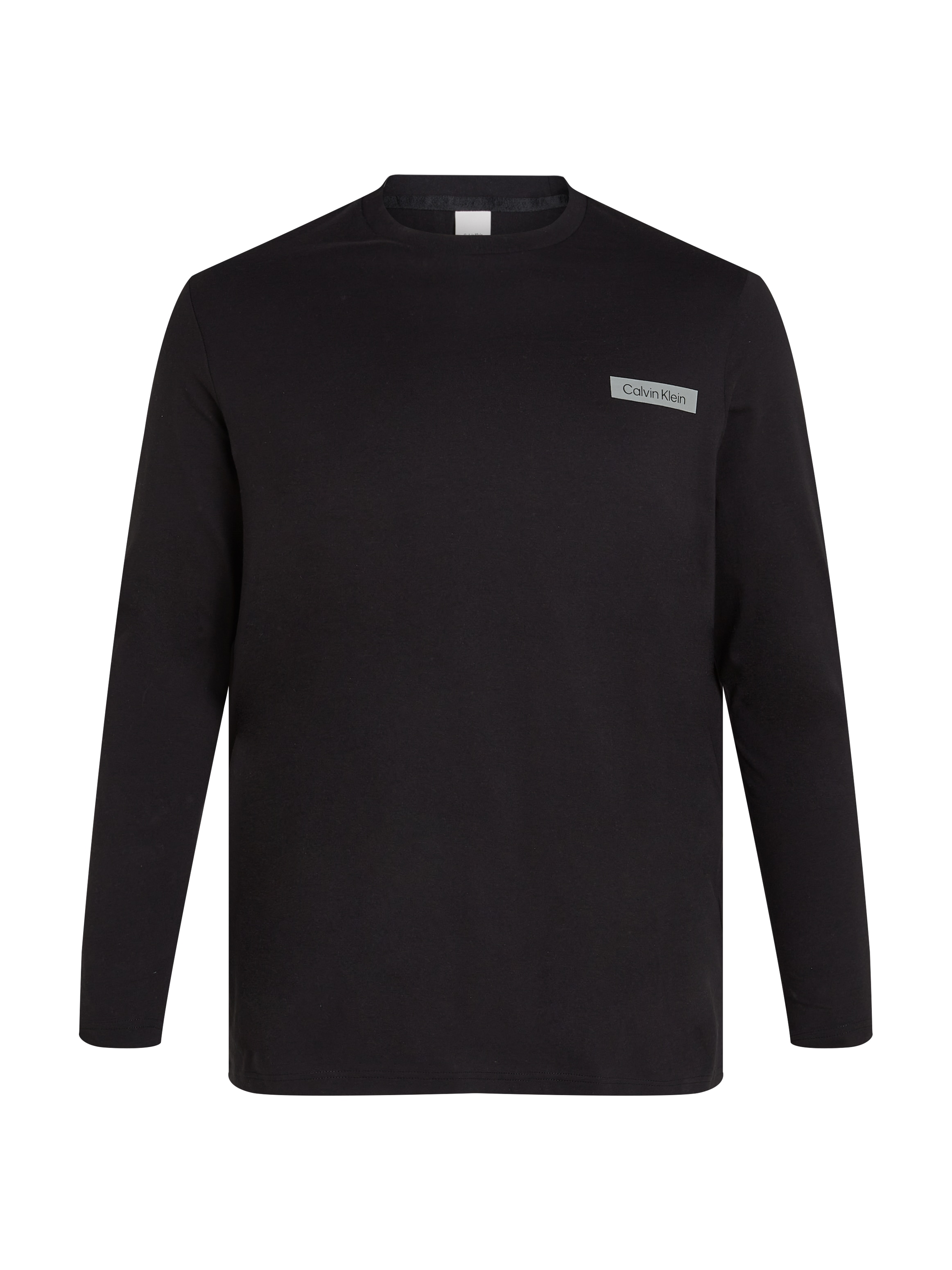 Calvin Klein Big&Tall Rundhalsshirt »BT_STACK COLOR BLOCK LS T-SHIRT«, in Grossen Grössen mit Logoprint