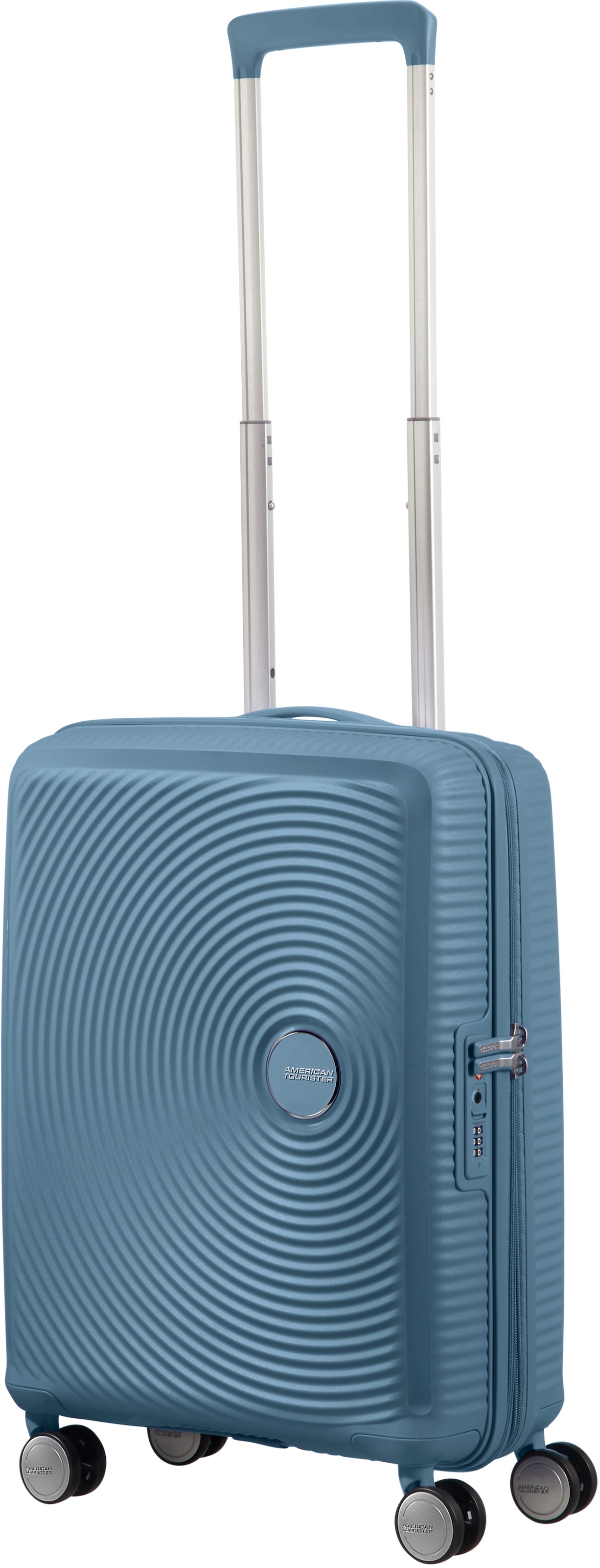 American Tourister® Hartschalen-Trolley »SOUNDBOX, in verschiedenen Farben und Grössen«, 4 Rollen, Reisekoffer Trolley Aufgabegepäck TSA-Zahlenschloss Volumenerweiterung