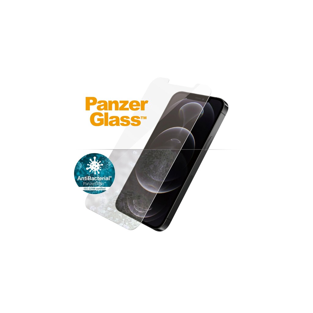 PanzerGlass Displayschutzglas »Displayschutz Standard«, für iPhone 12, iPhone 12 Pro