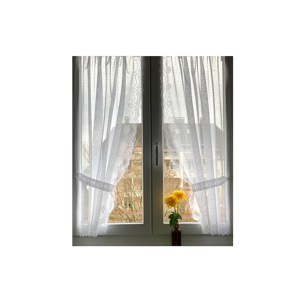 Hubatka TEXTIL Vorhang »95x110cm«, (2 St.)