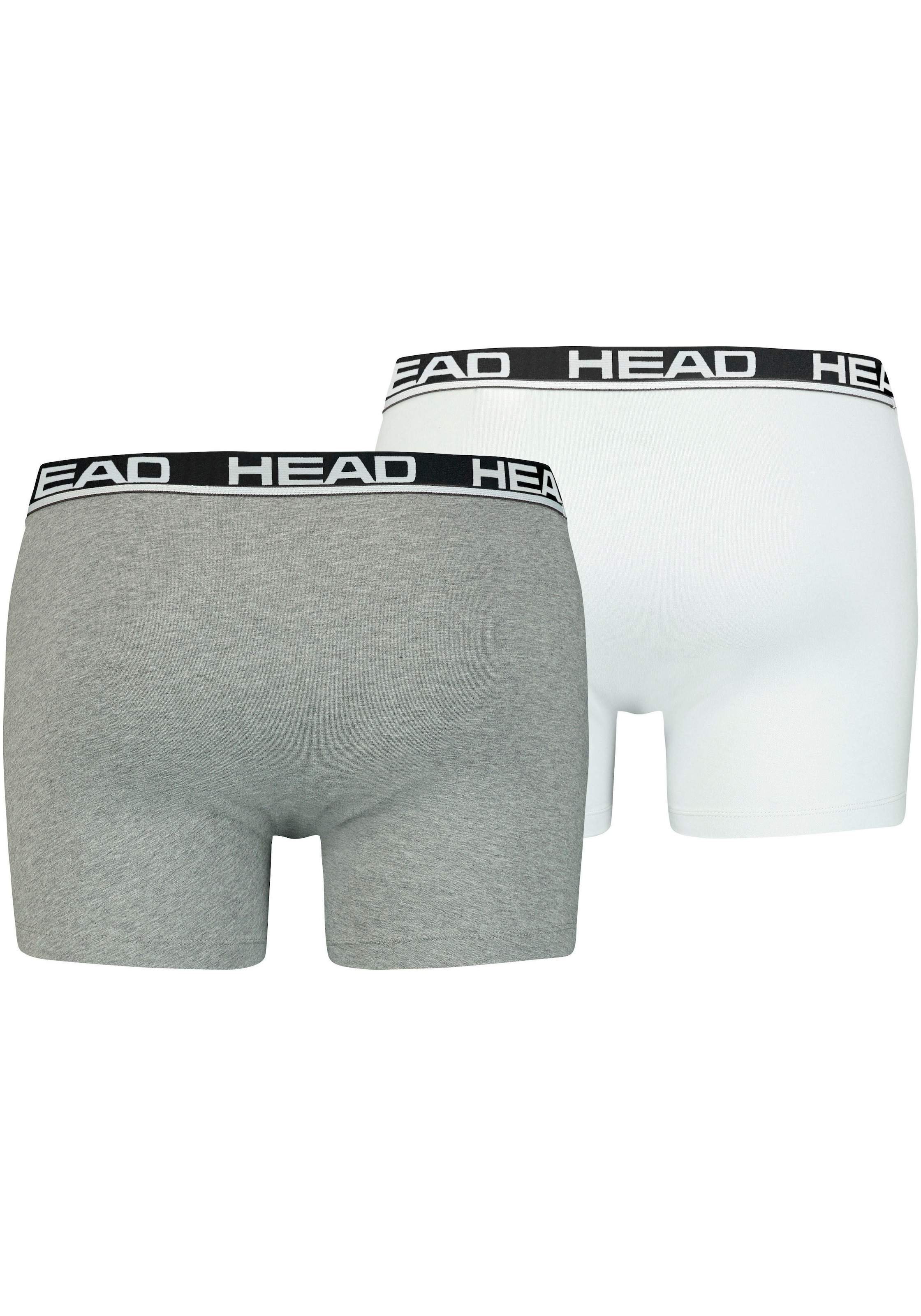 Head Boxershorts »HEAD BASIC BOXER 2P«, (2er Pack), mit elastischem Logobund